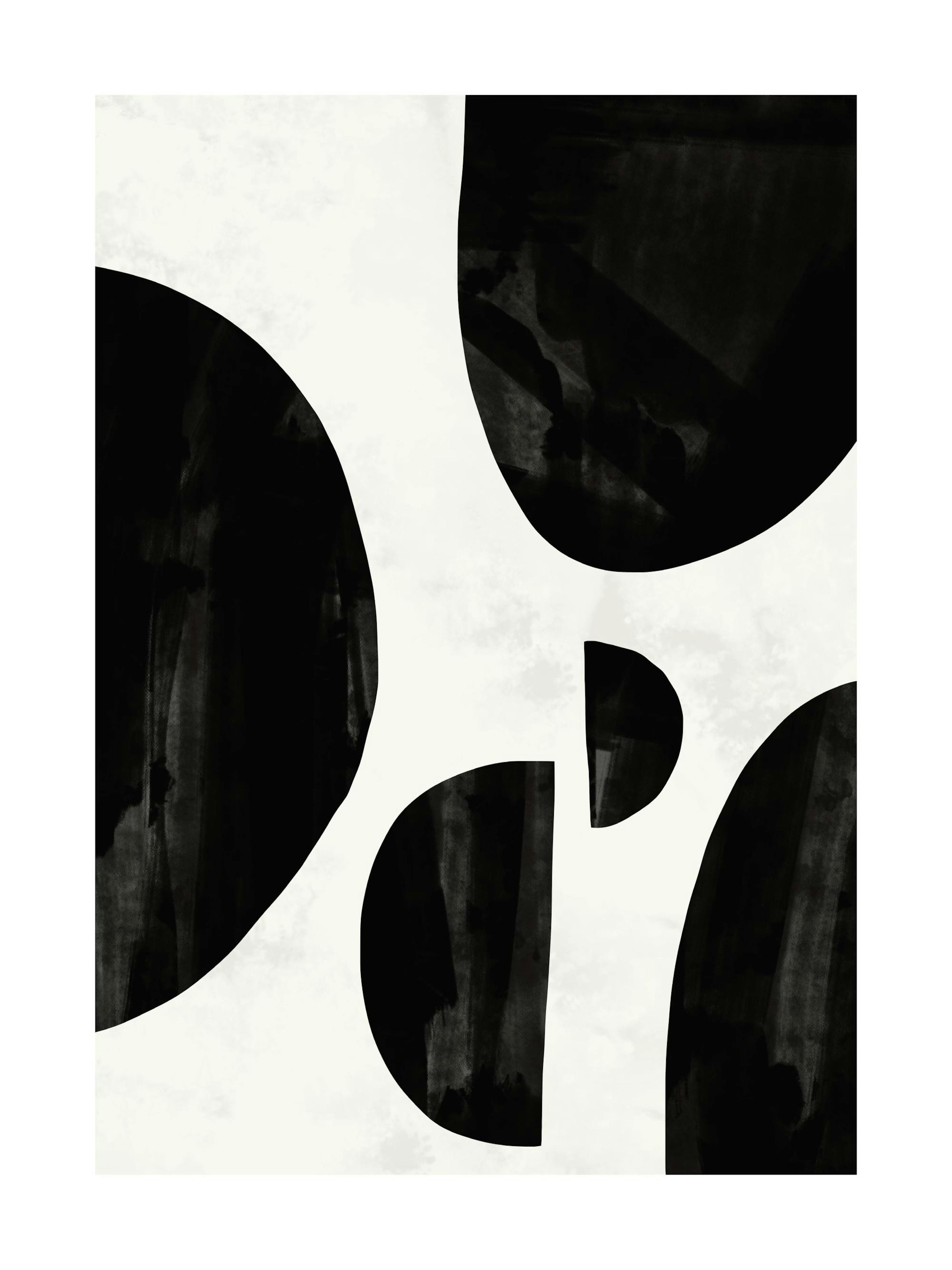Abstracto Negro No2 Póster thumbnail