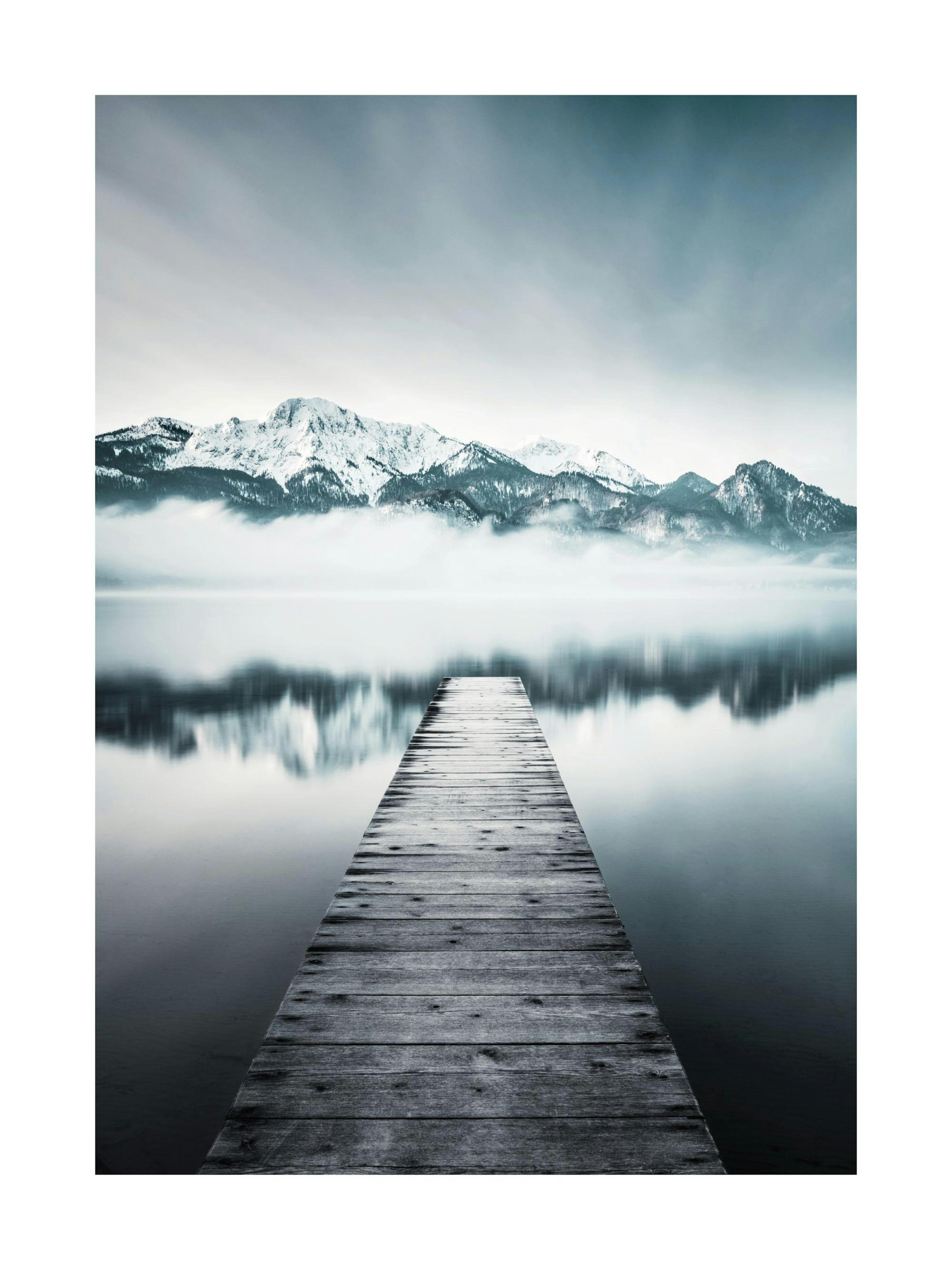 Jetty in the Lake Poster thumbnail