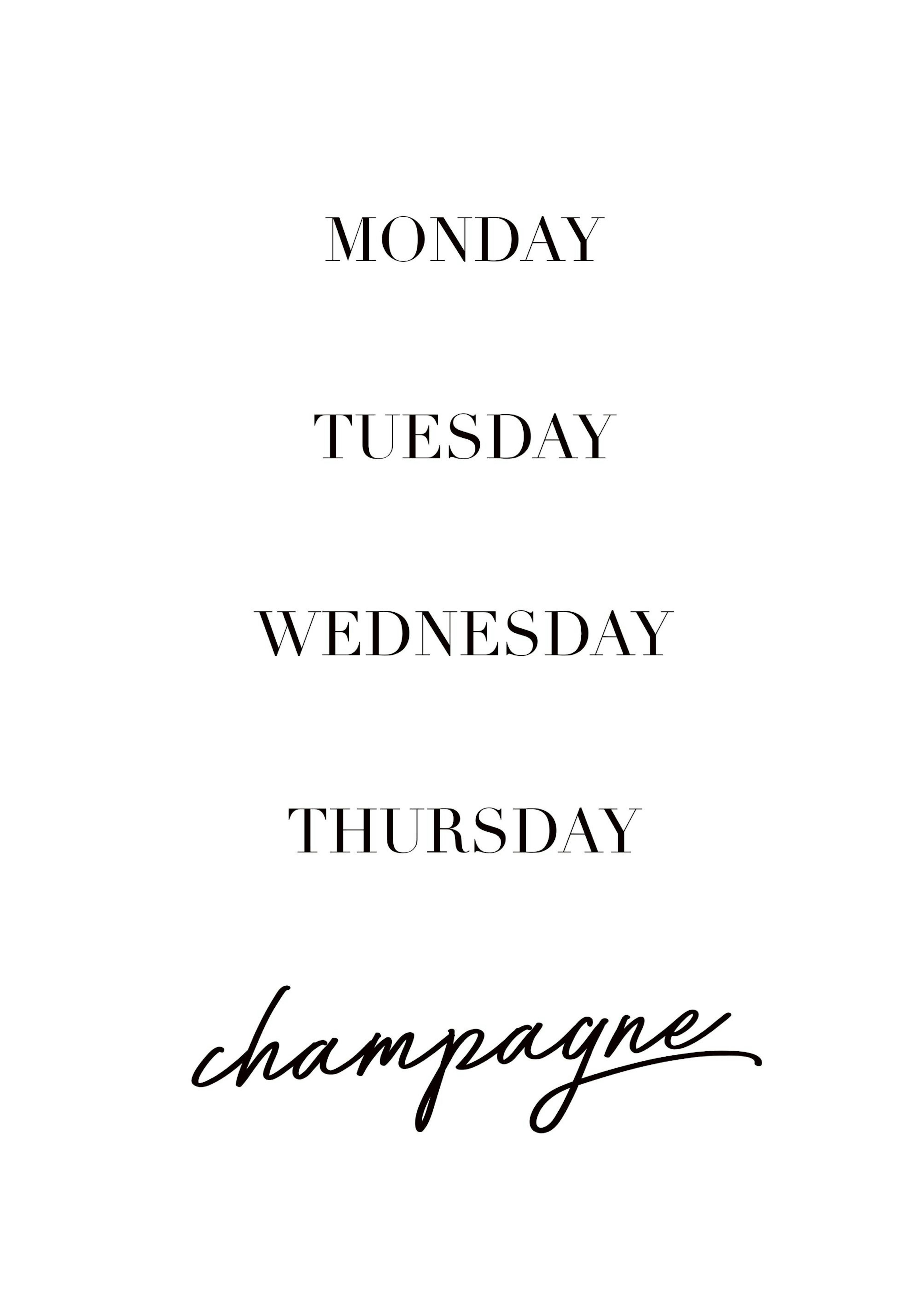 Champagne Friday Poster thumbnail