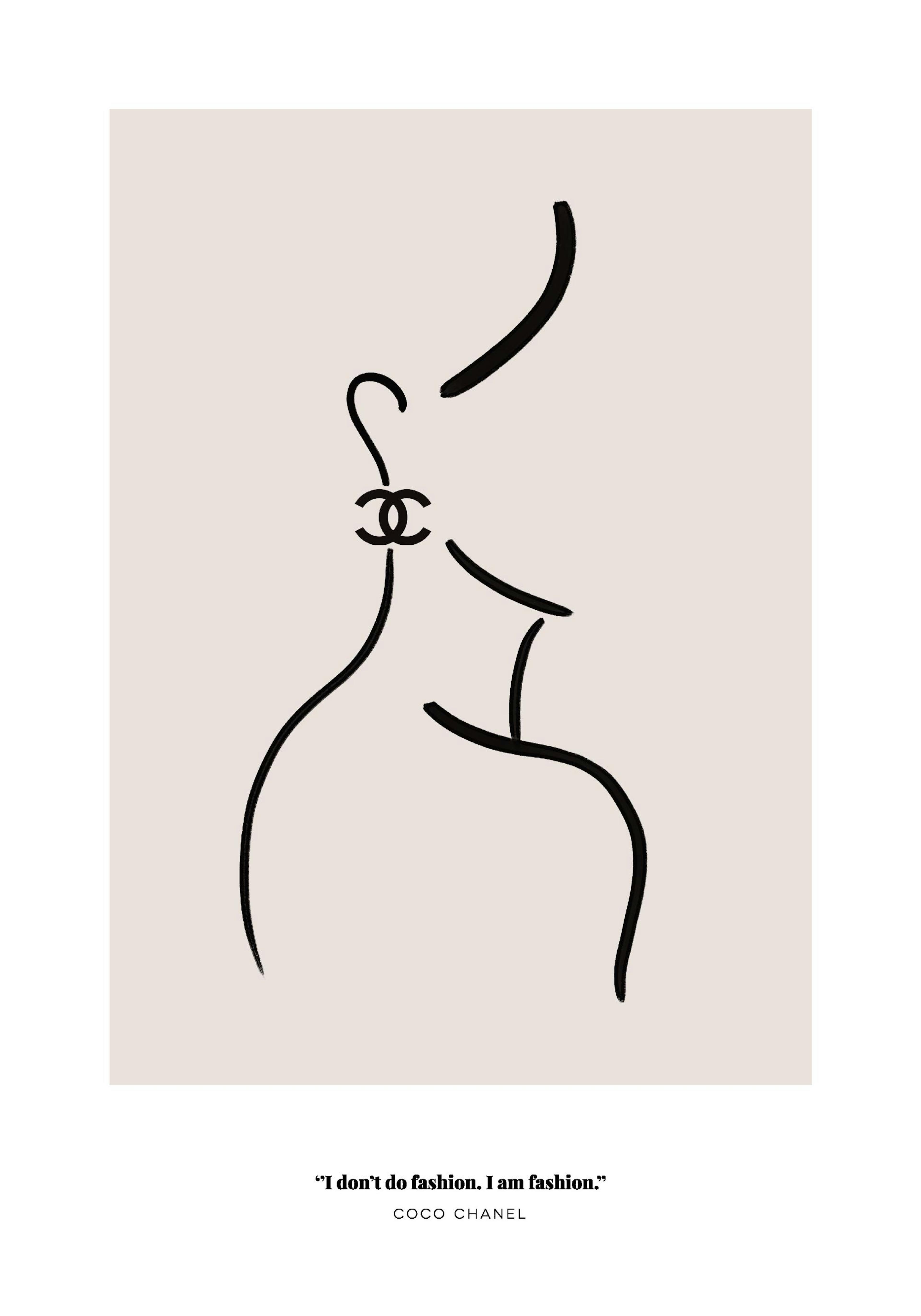 Je suis la Mode Illustration Affiche thumbnail