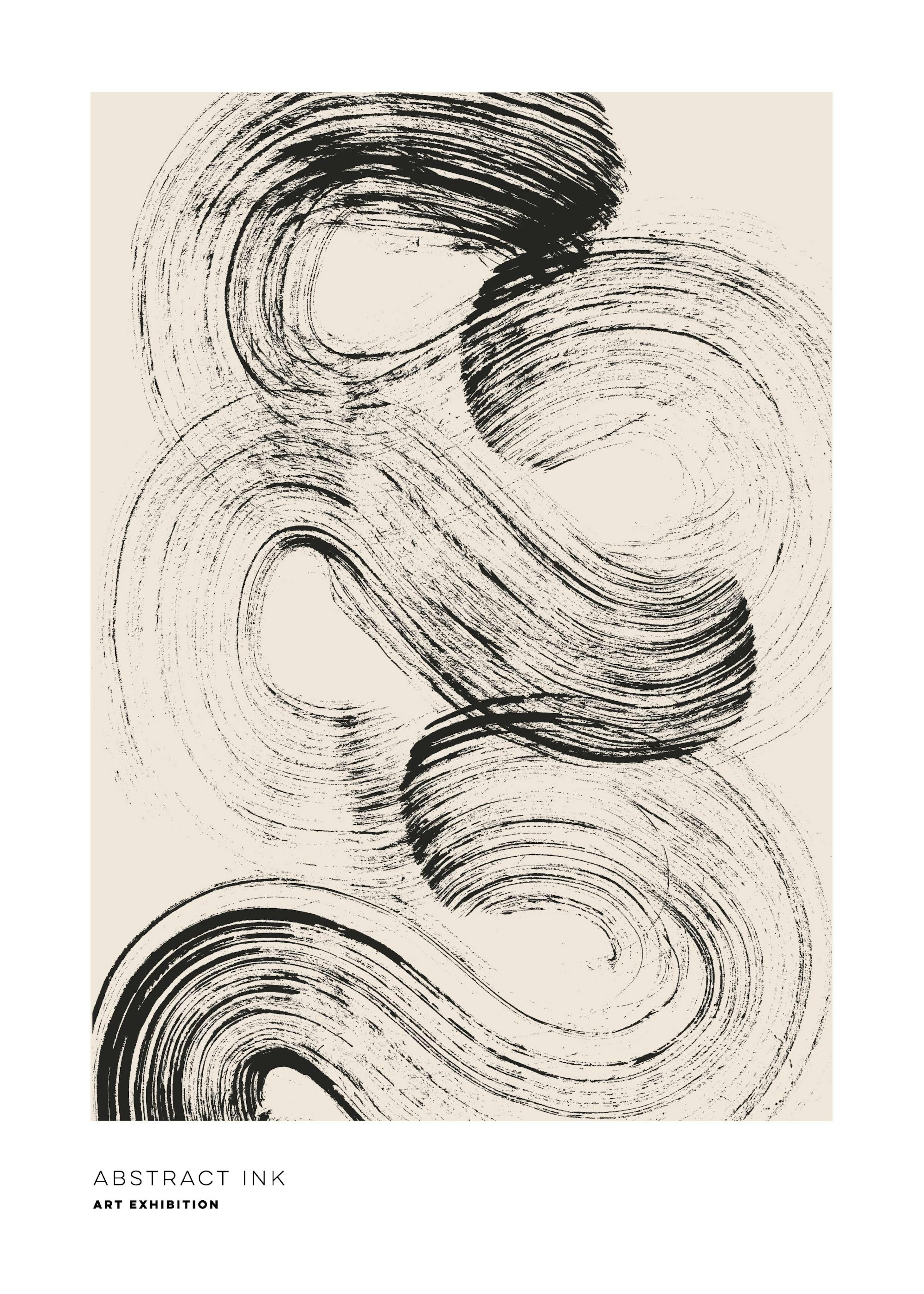 Encre Abstraite No1 Poster thumbnail