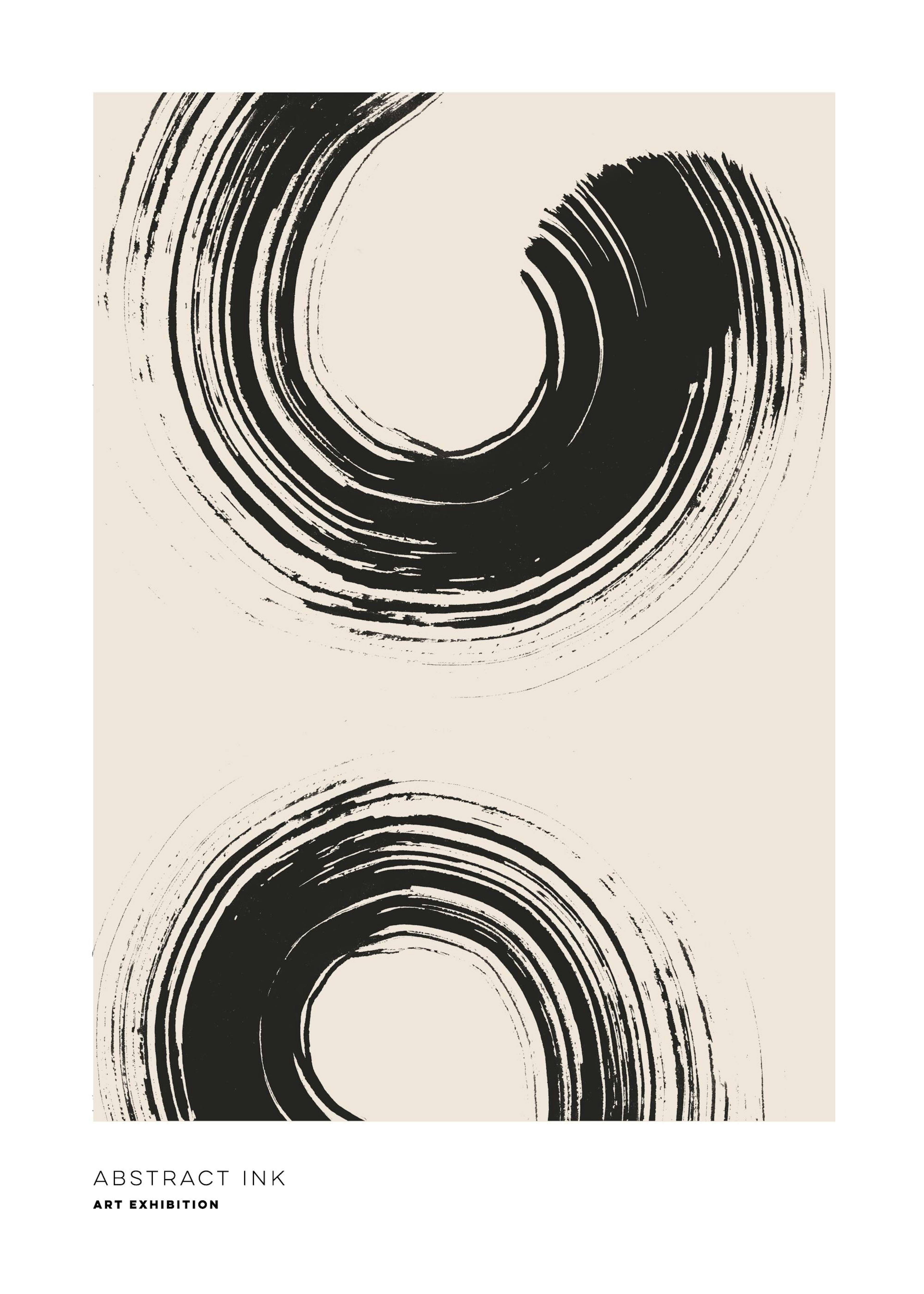 Encre Abstraite No2 Poster thumbnail