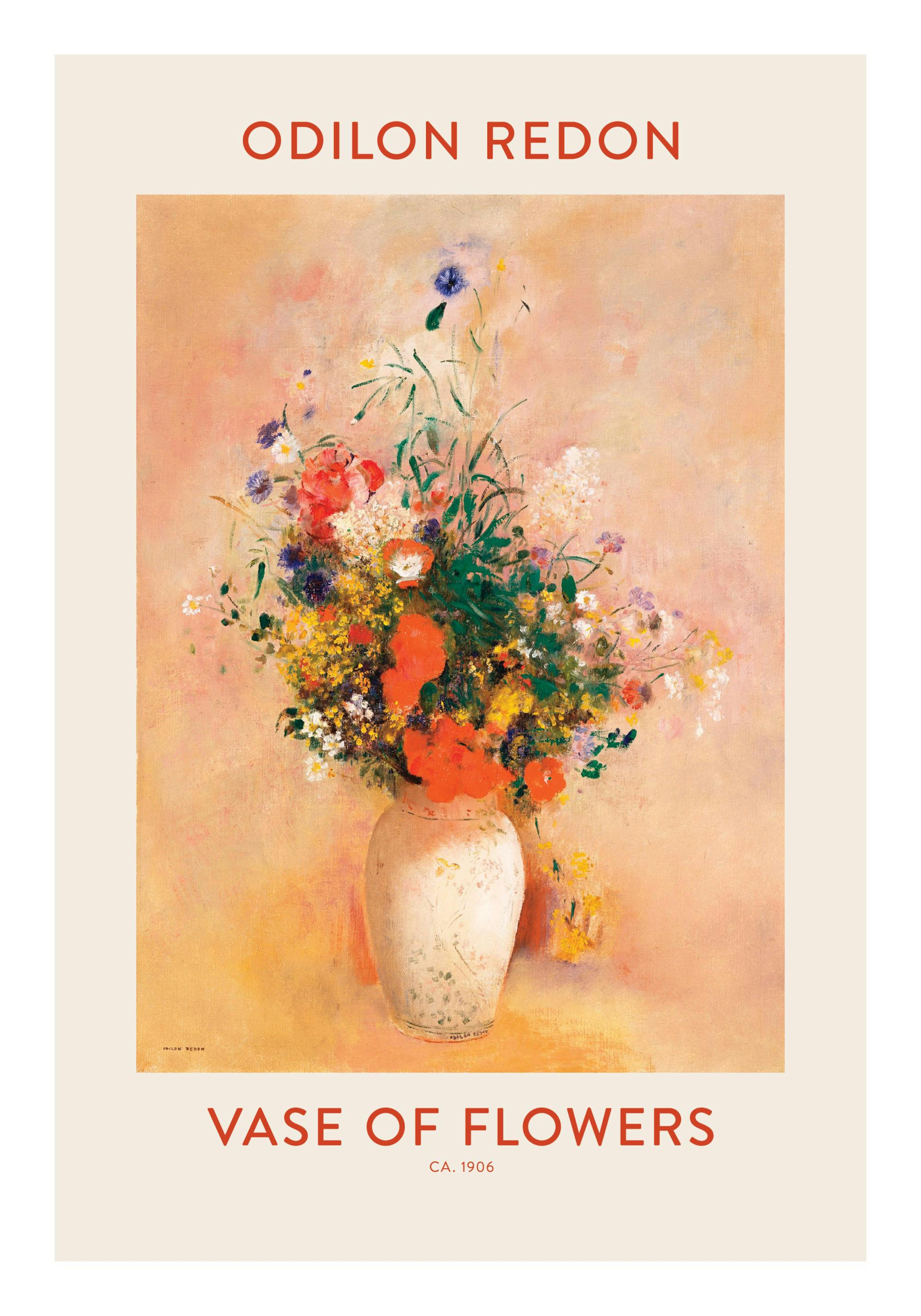 Odilon Redon - Vase mit Blumen Poster thumbnail