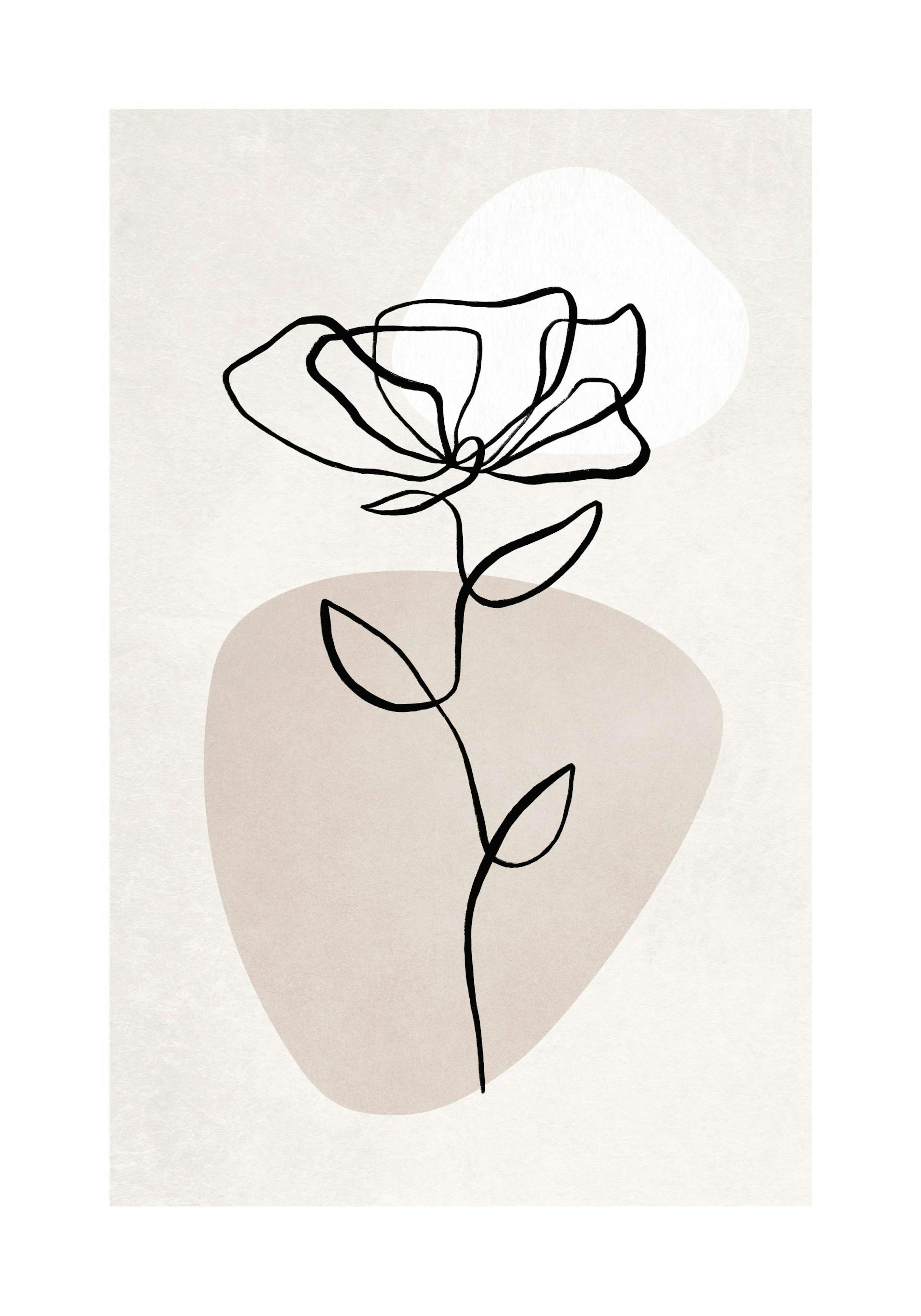 Botanical Lines No1 Poster thumbnail