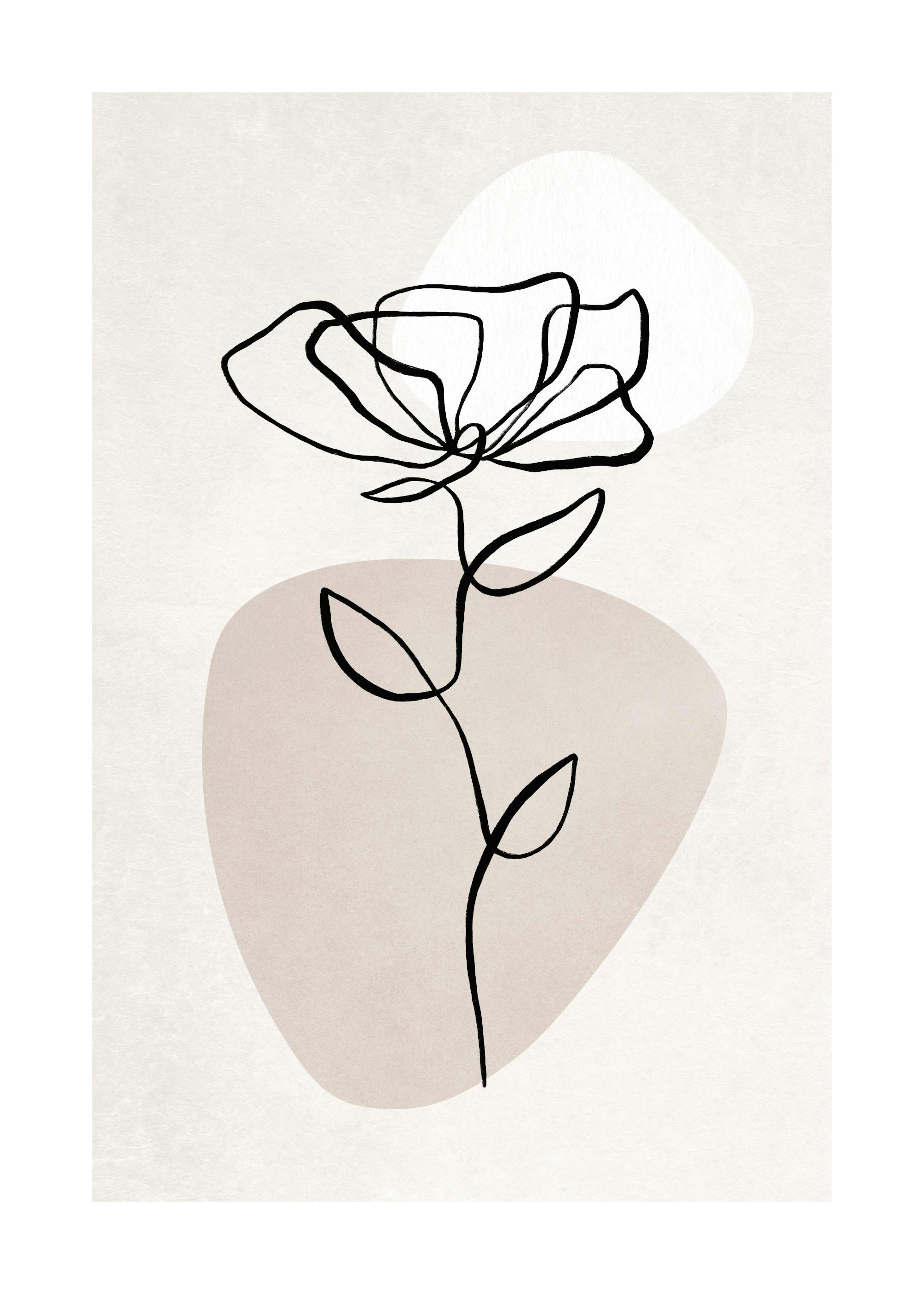 Botanical Lines No1 Poster 0