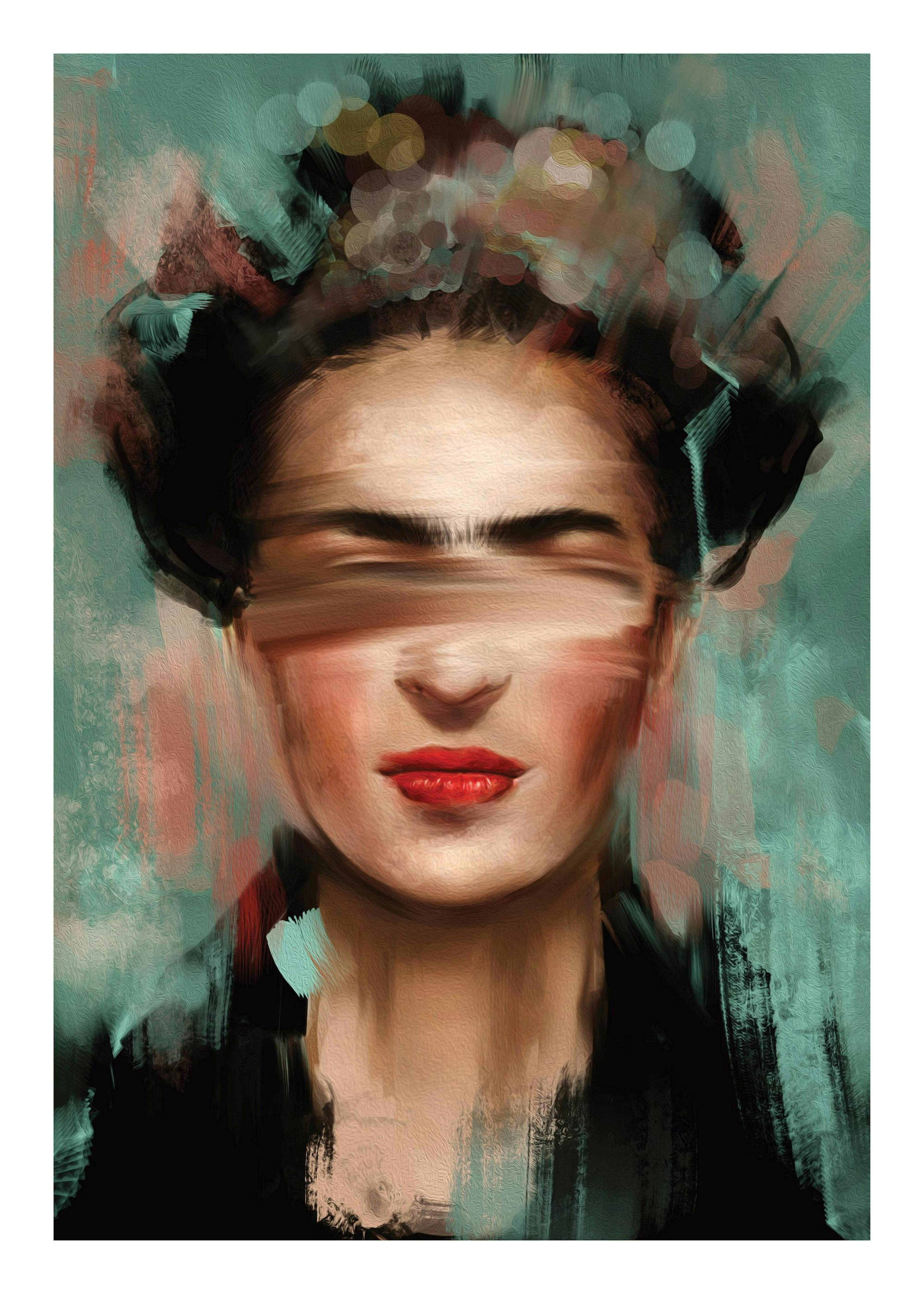 Green Kahlo Poster 0
