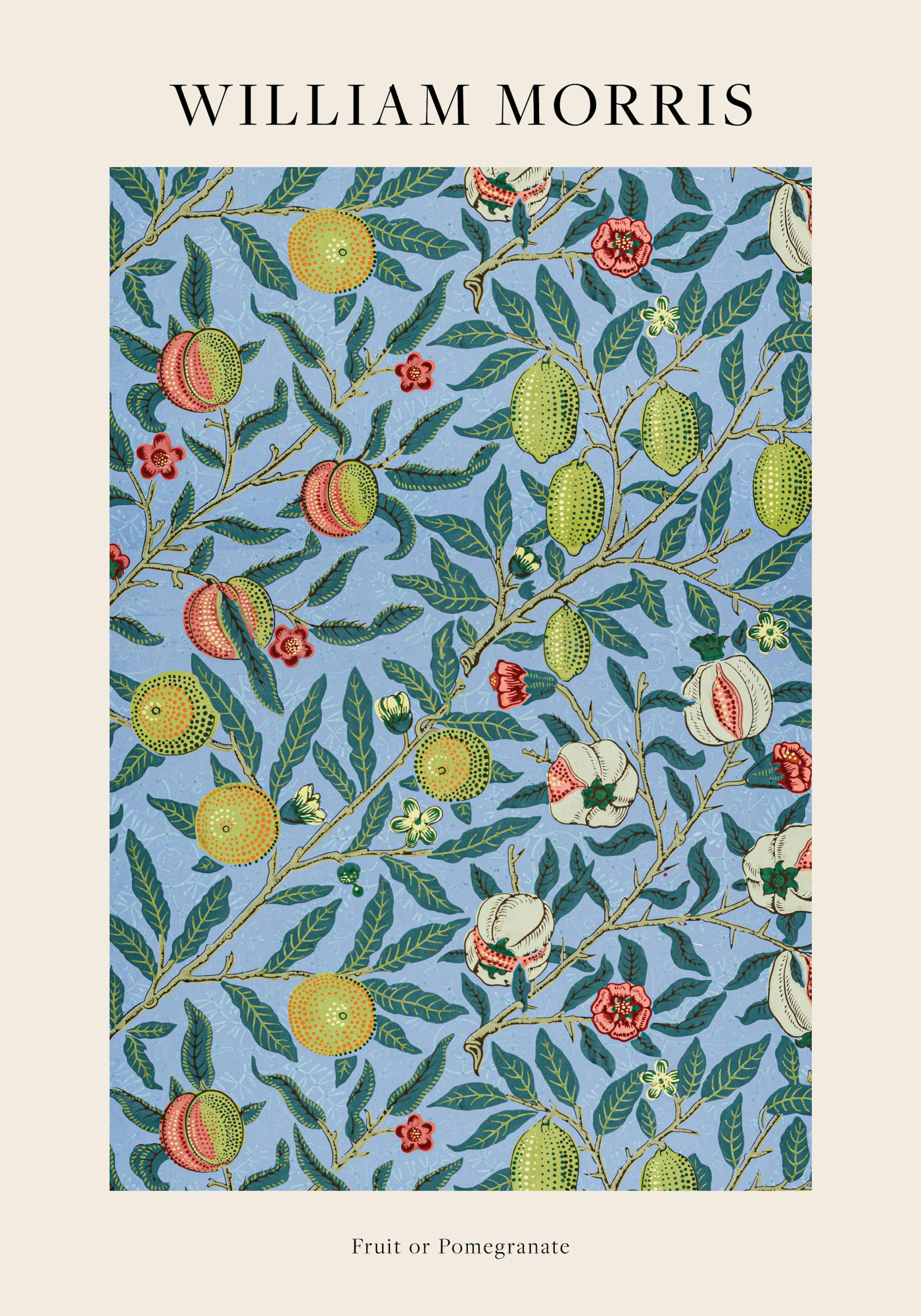 William Morris - Frukt eller Granatäpple Poster thumbnail