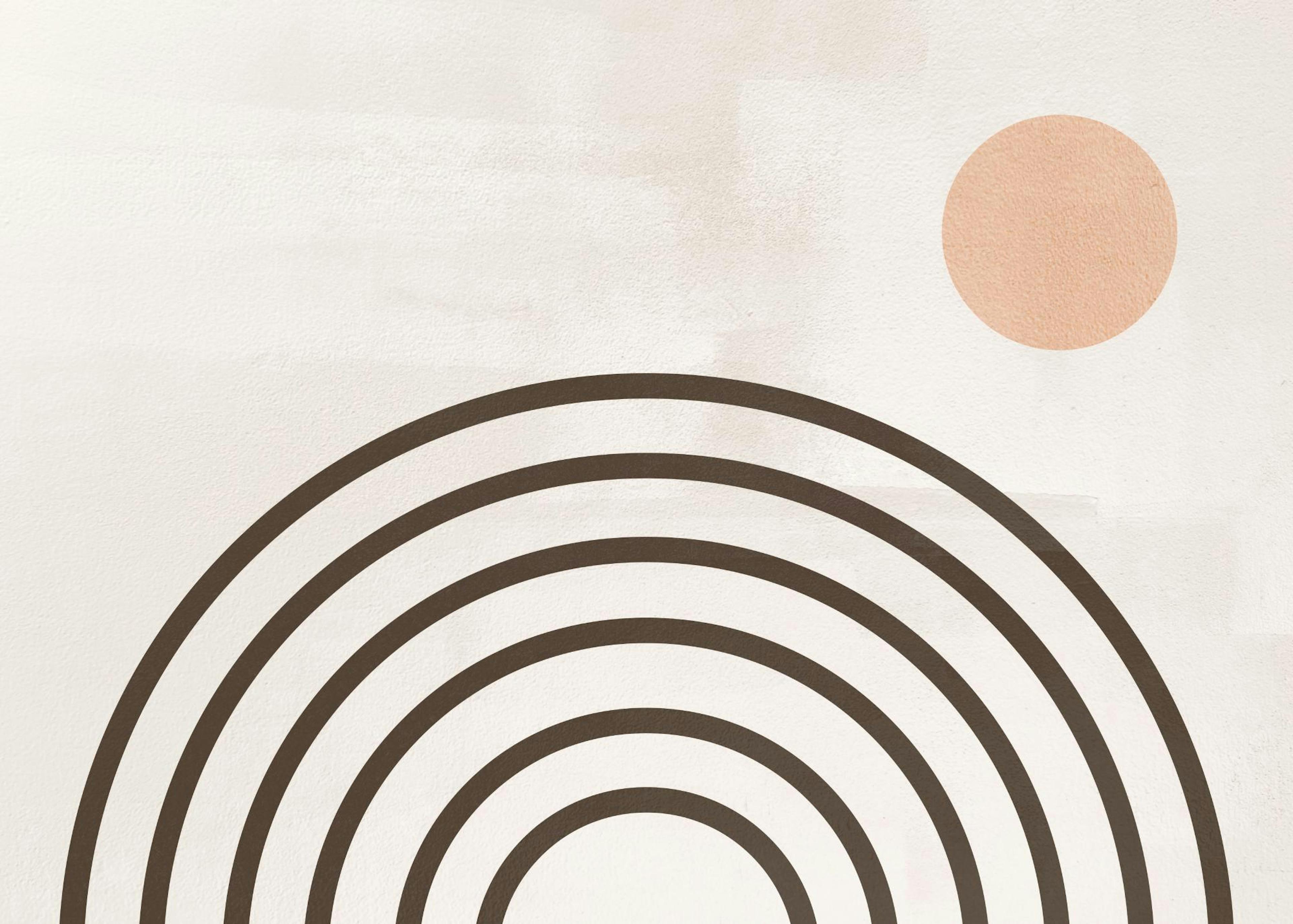 Circles and Arches No2 Poster 0