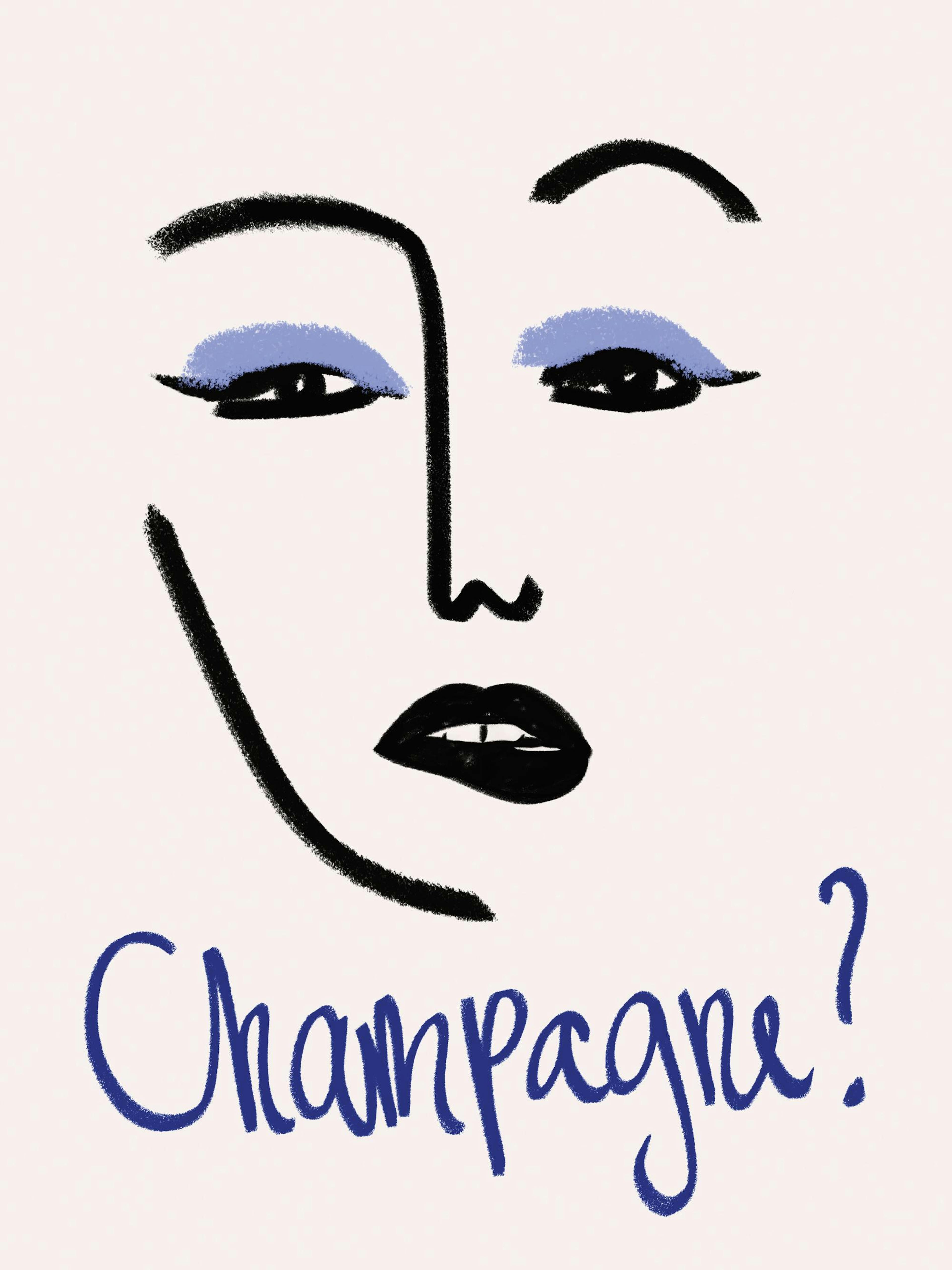 Champagne Thoughts Poster thumbnail