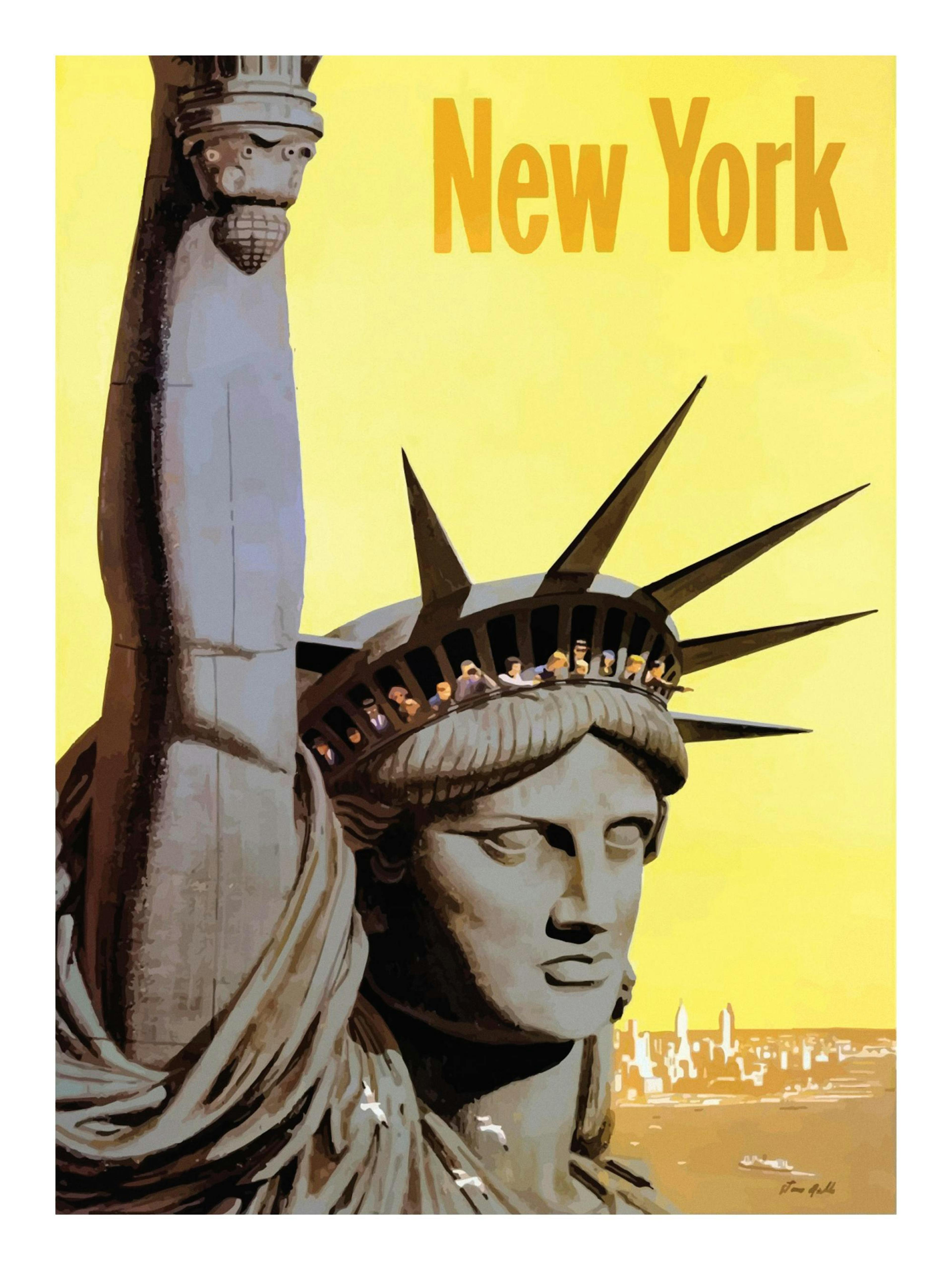 Retro New York Poster thumbnail