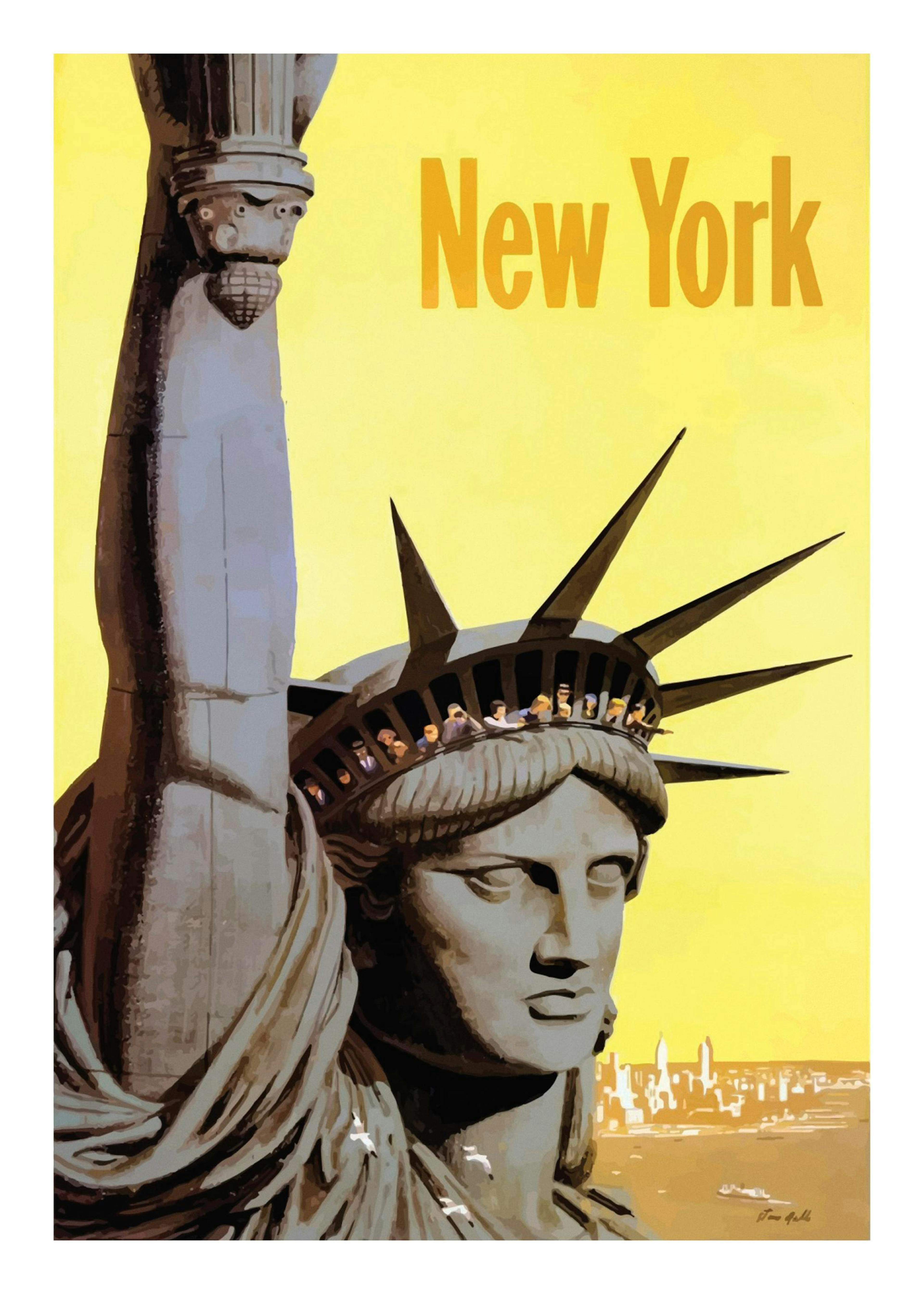 Retro New York Poster 0