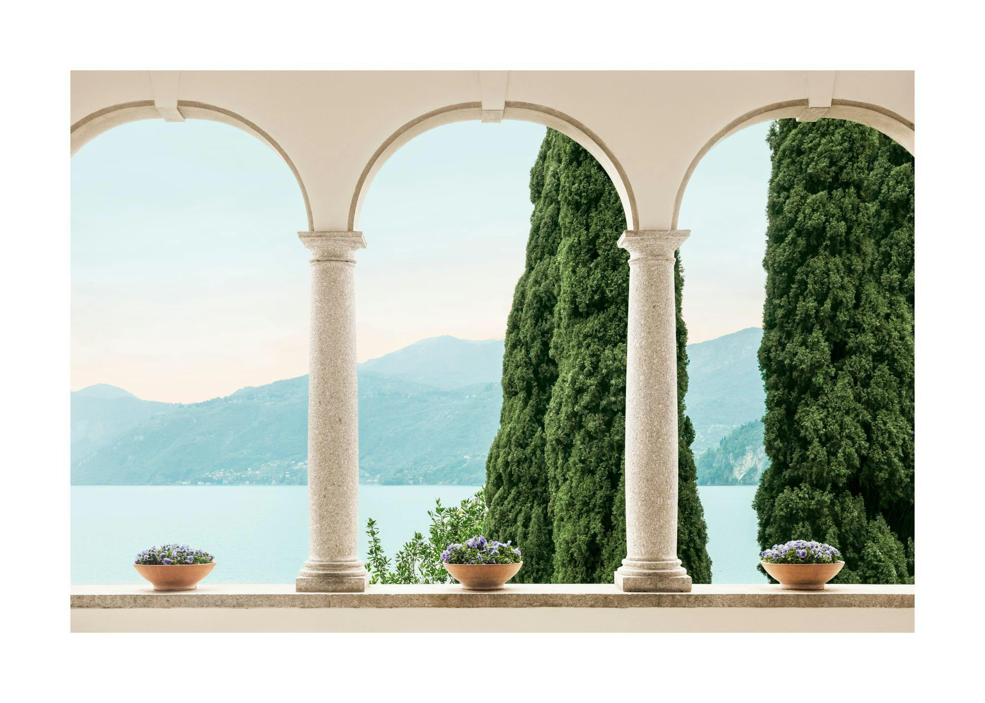 Poster View Through Arches 0