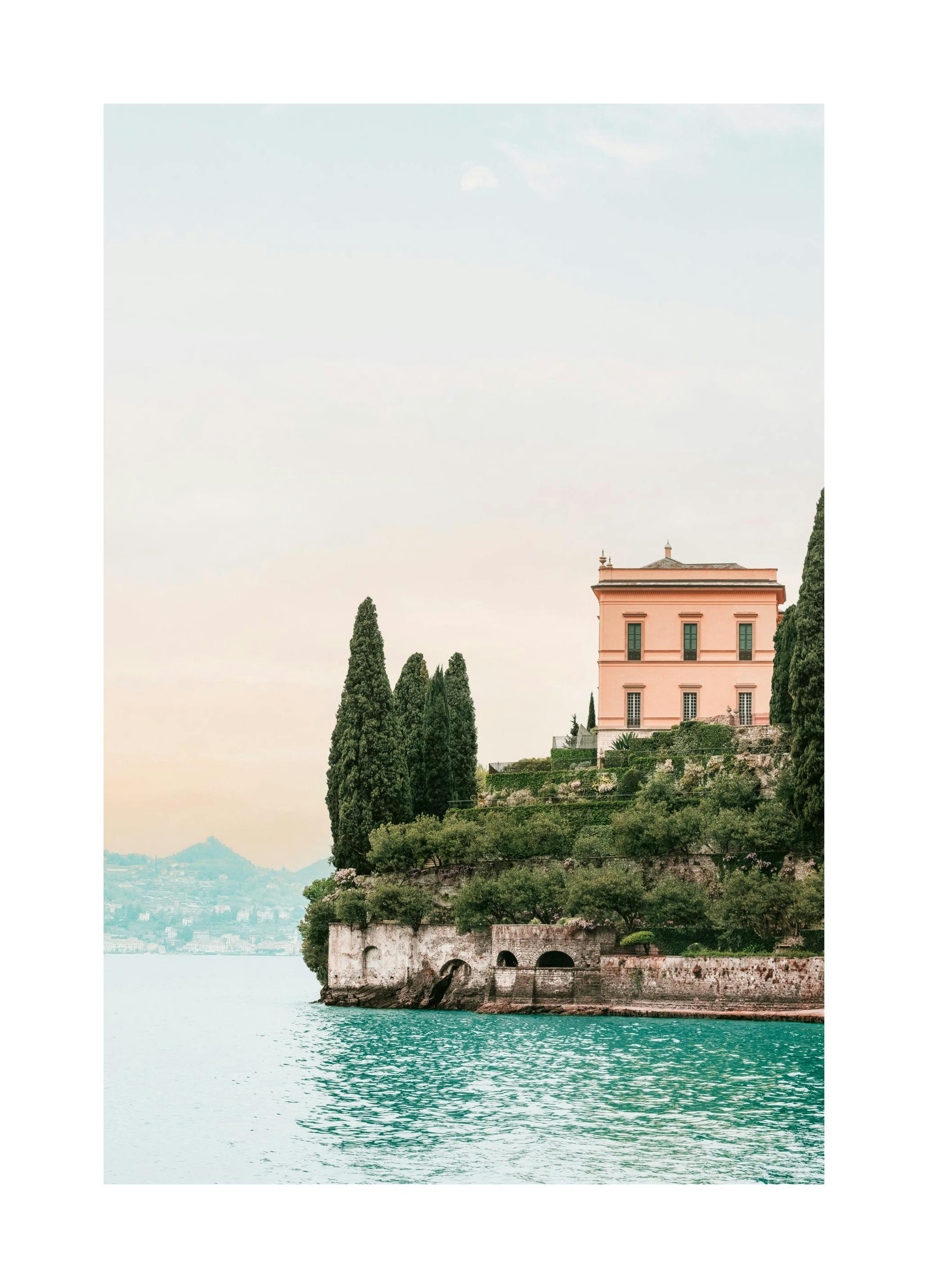 Poster Villa Cipressi (50x70 cm) - Poster Store