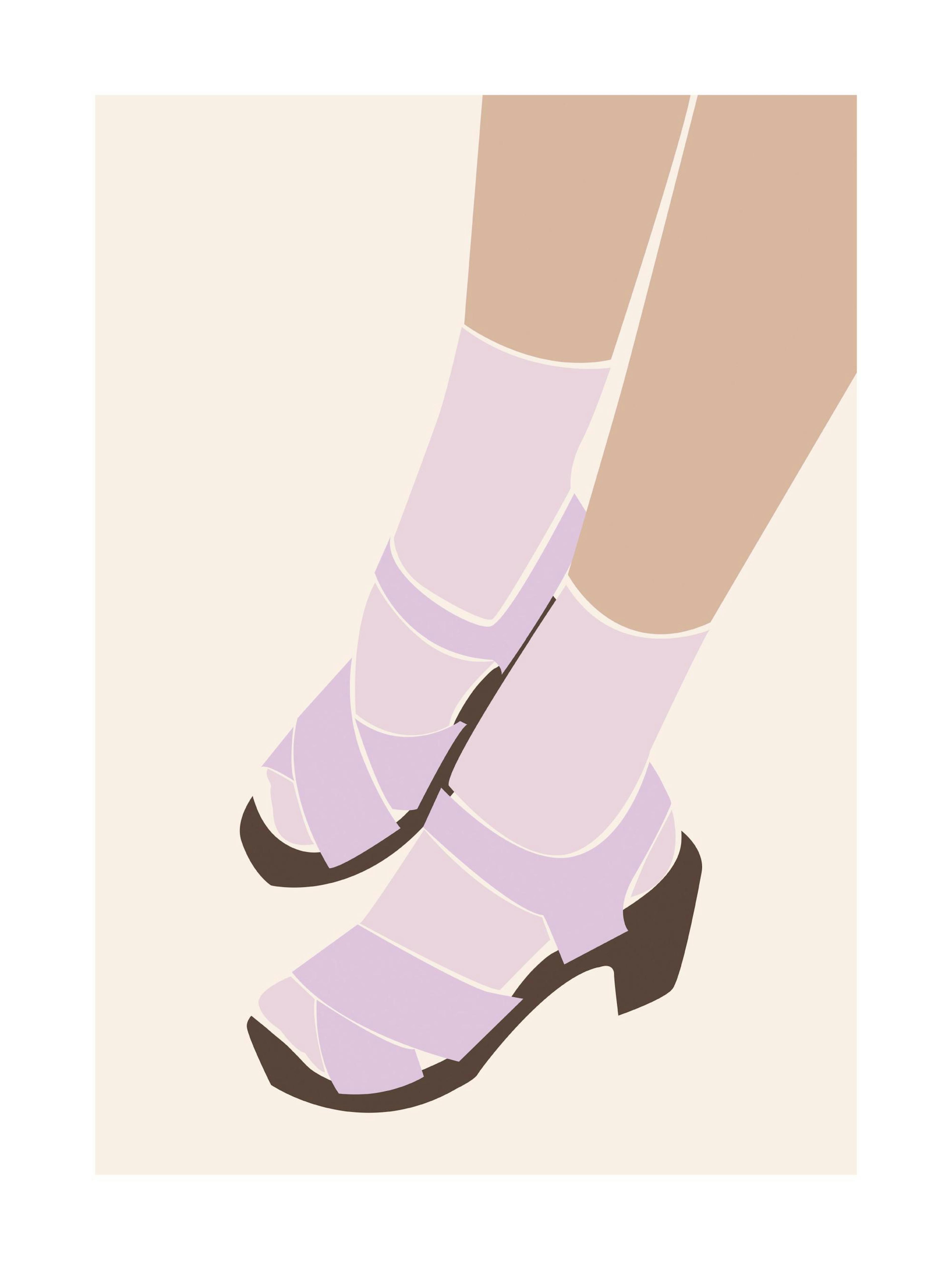 Shoes in Lilac Poster thumbnail