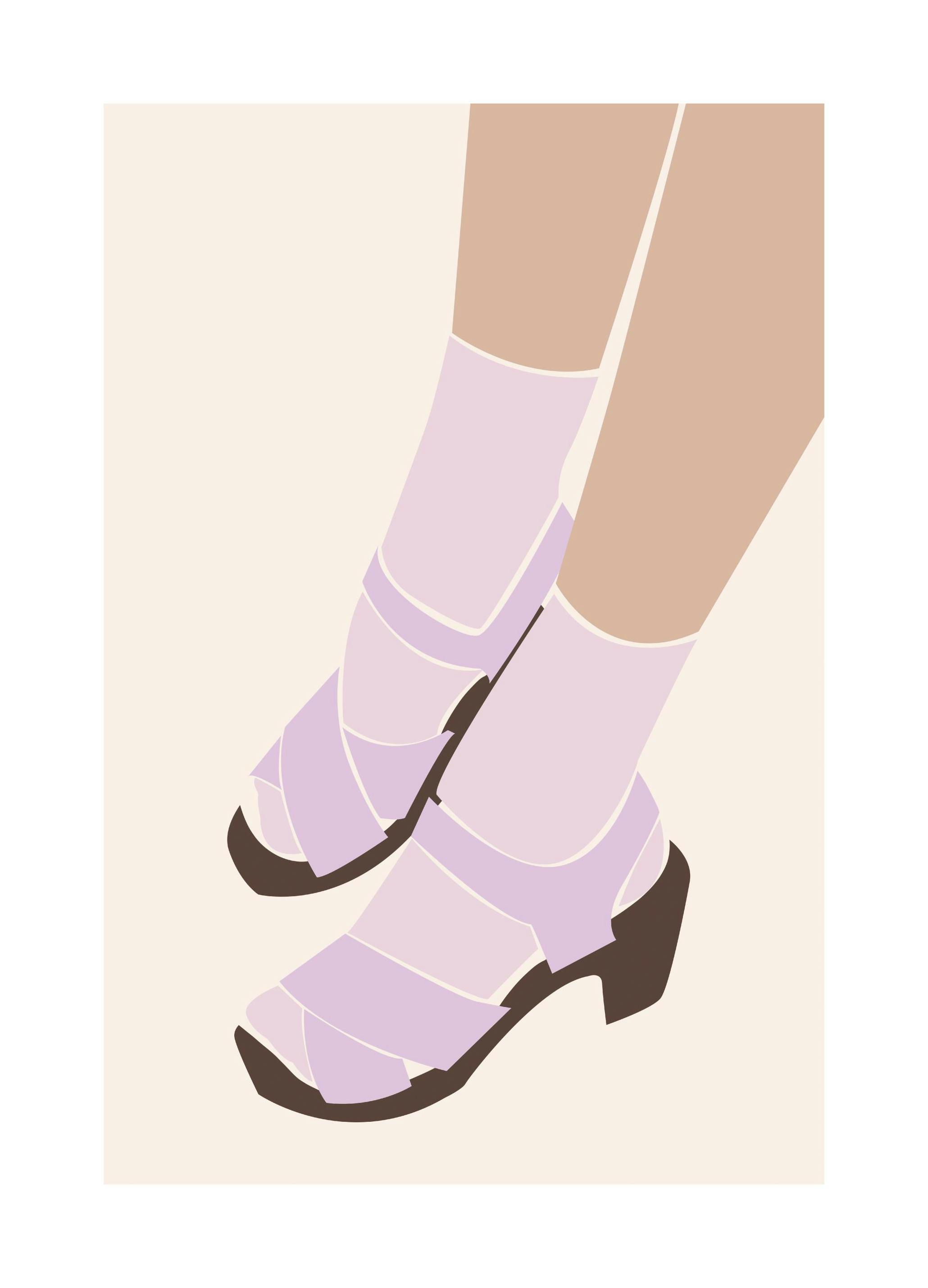Scarpe Lilla Poster (50x70 cm) - Poster Store