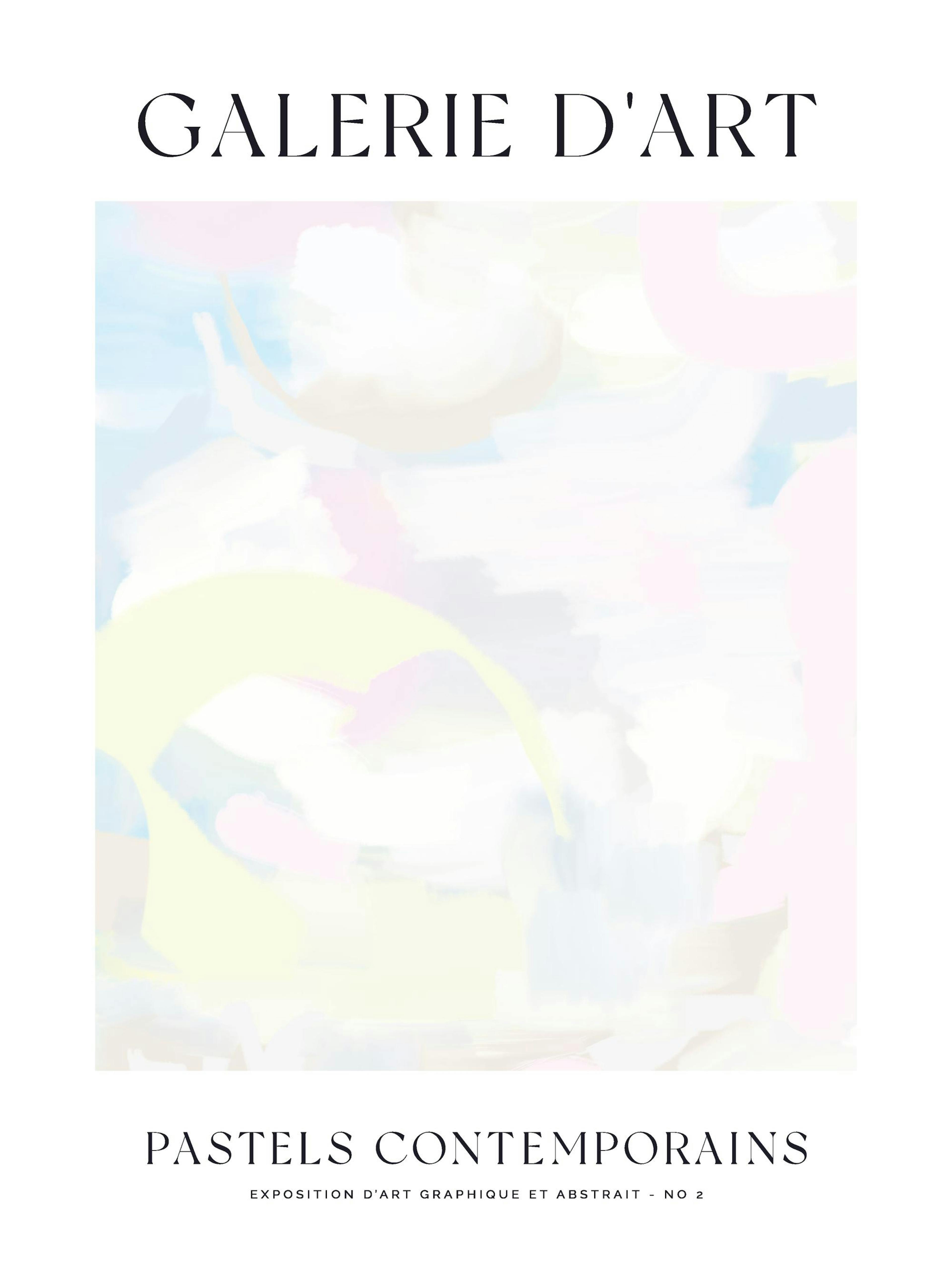 Pastels Contemporains No2 Poster thumbnail