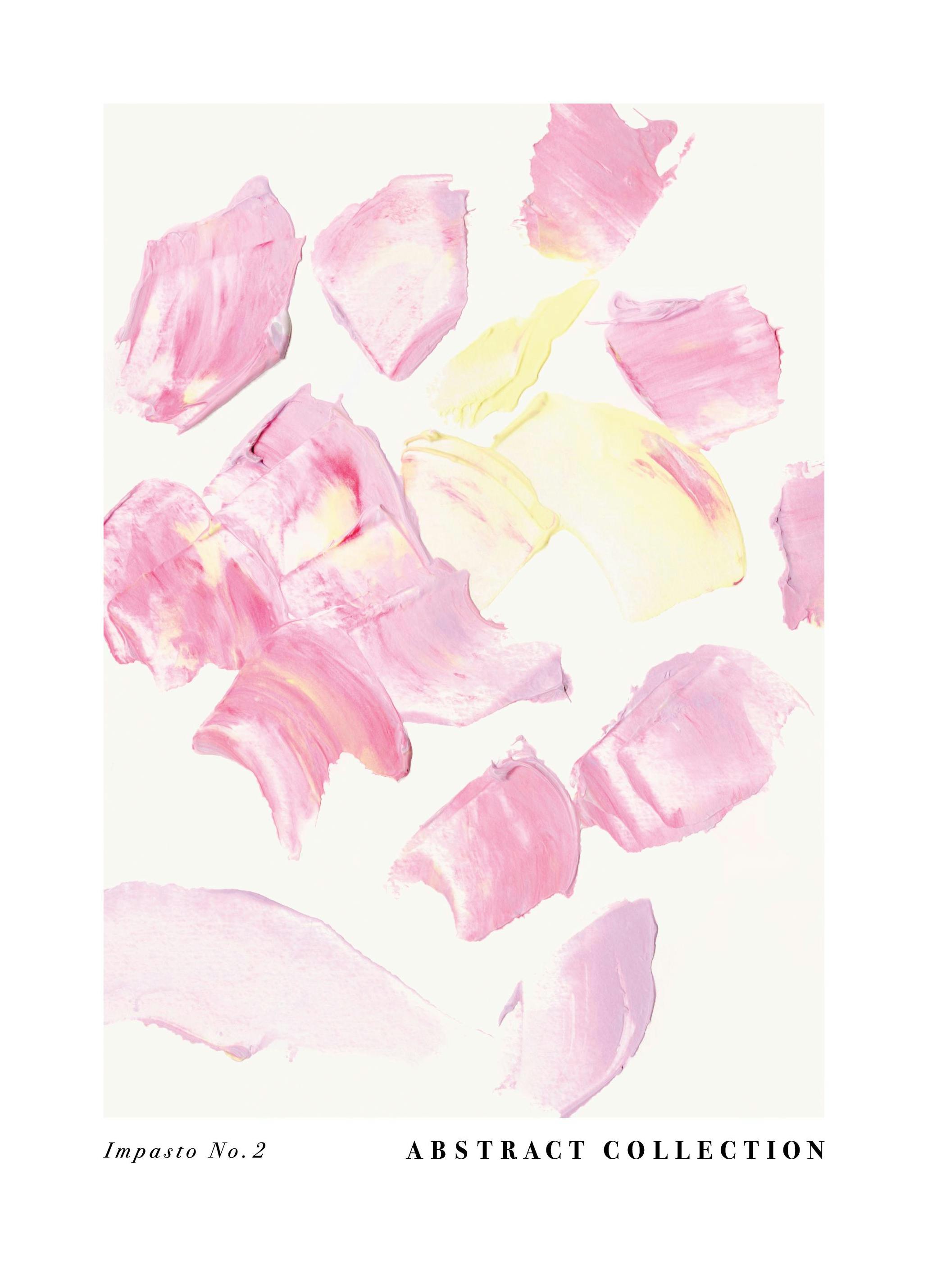 Abstrakcyjny Impasto No2 Plakat (50x70 cm) - Poster Store