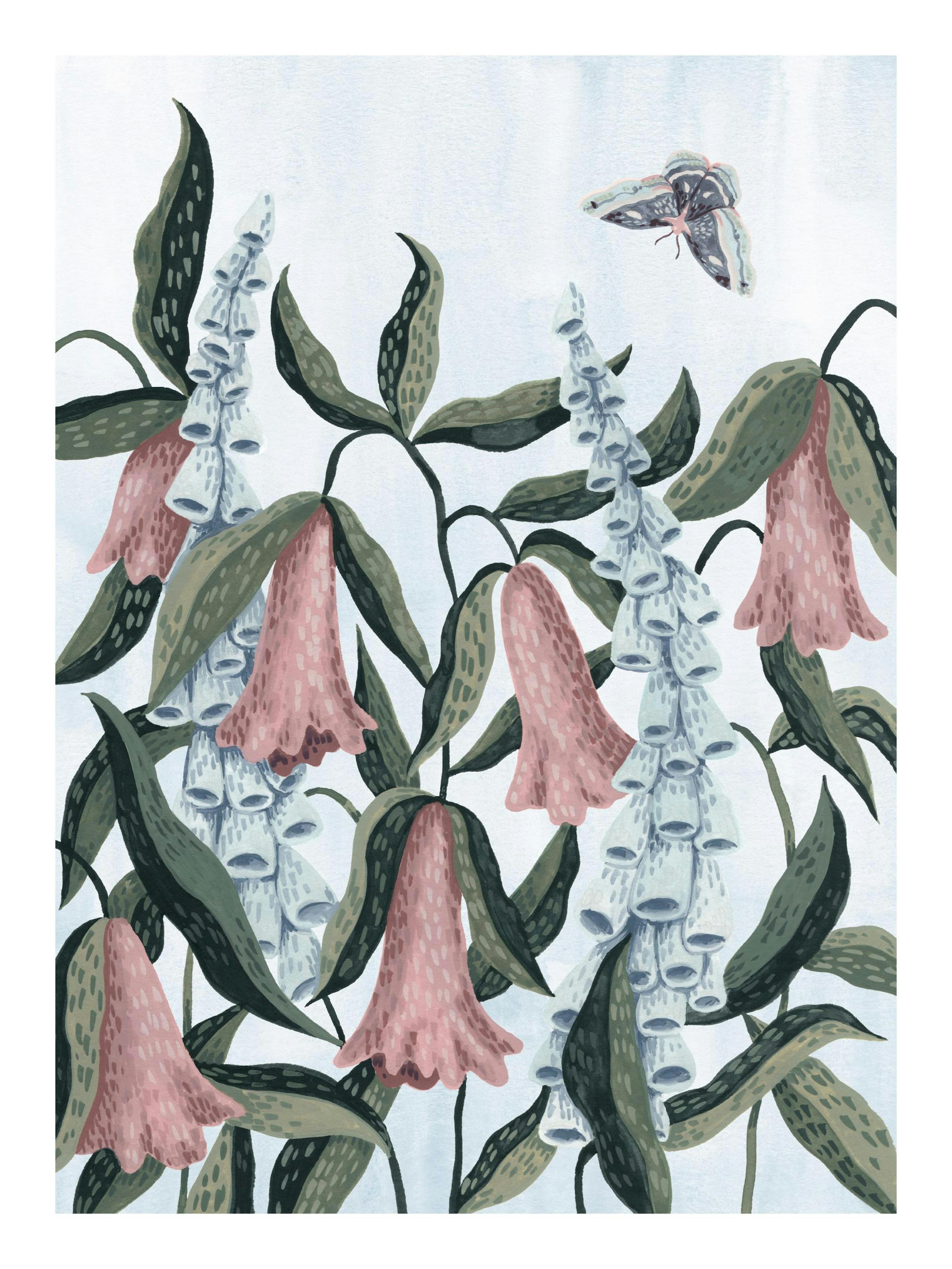 Papillon de Nuit dans la Verdure Poster thumbnail