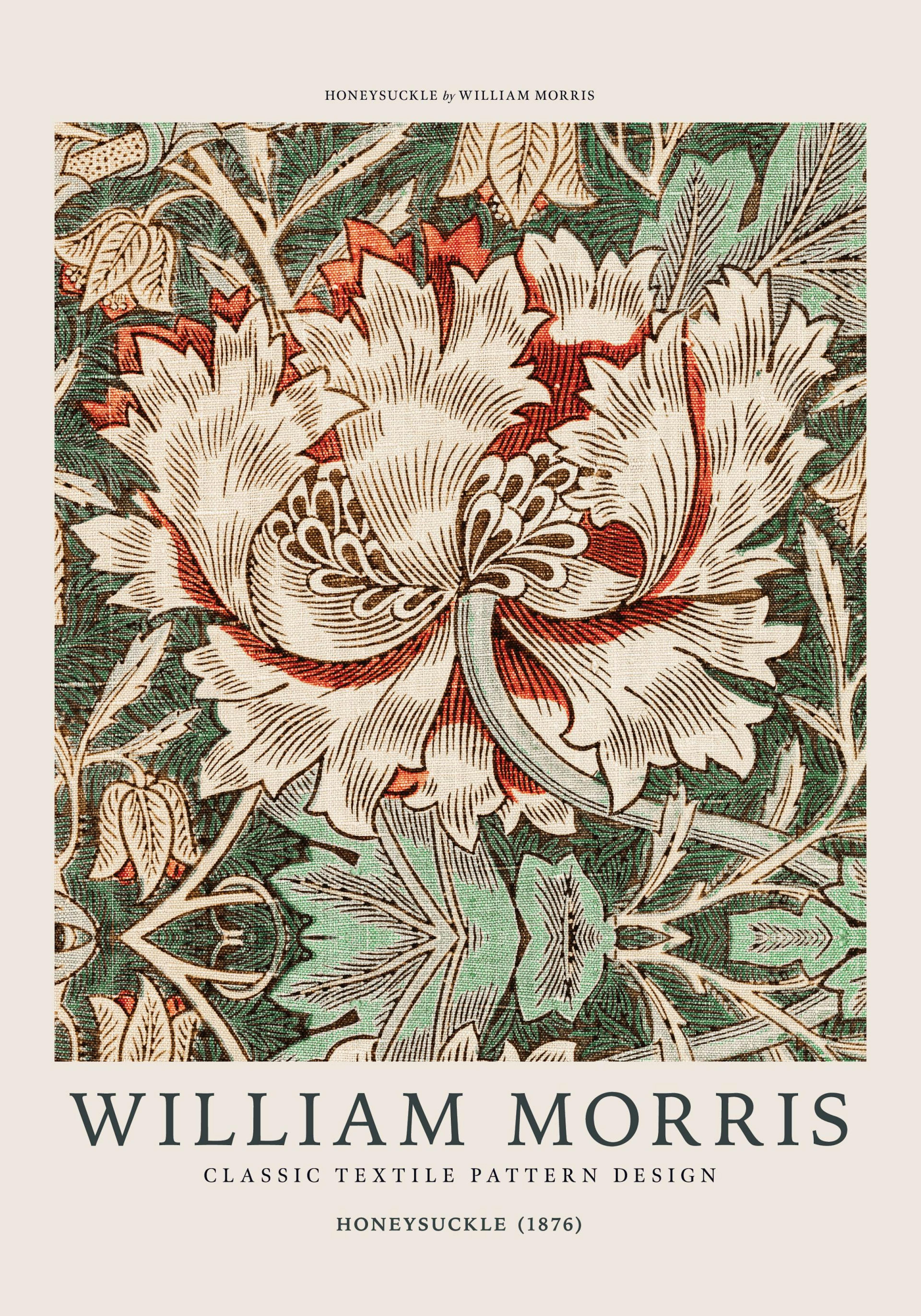 William Morris - Honeysuckle Poster thumbnail
