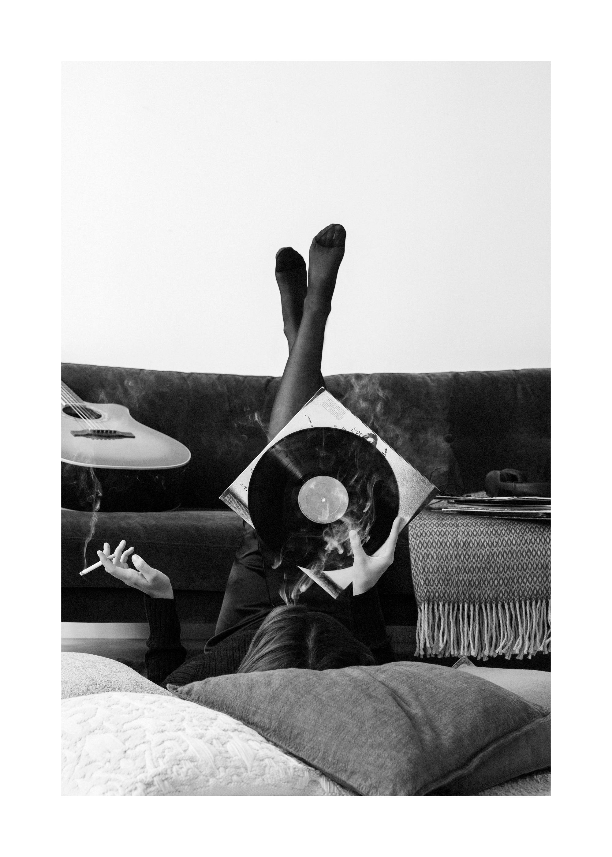 Smoky Vinyl Record Poster 0