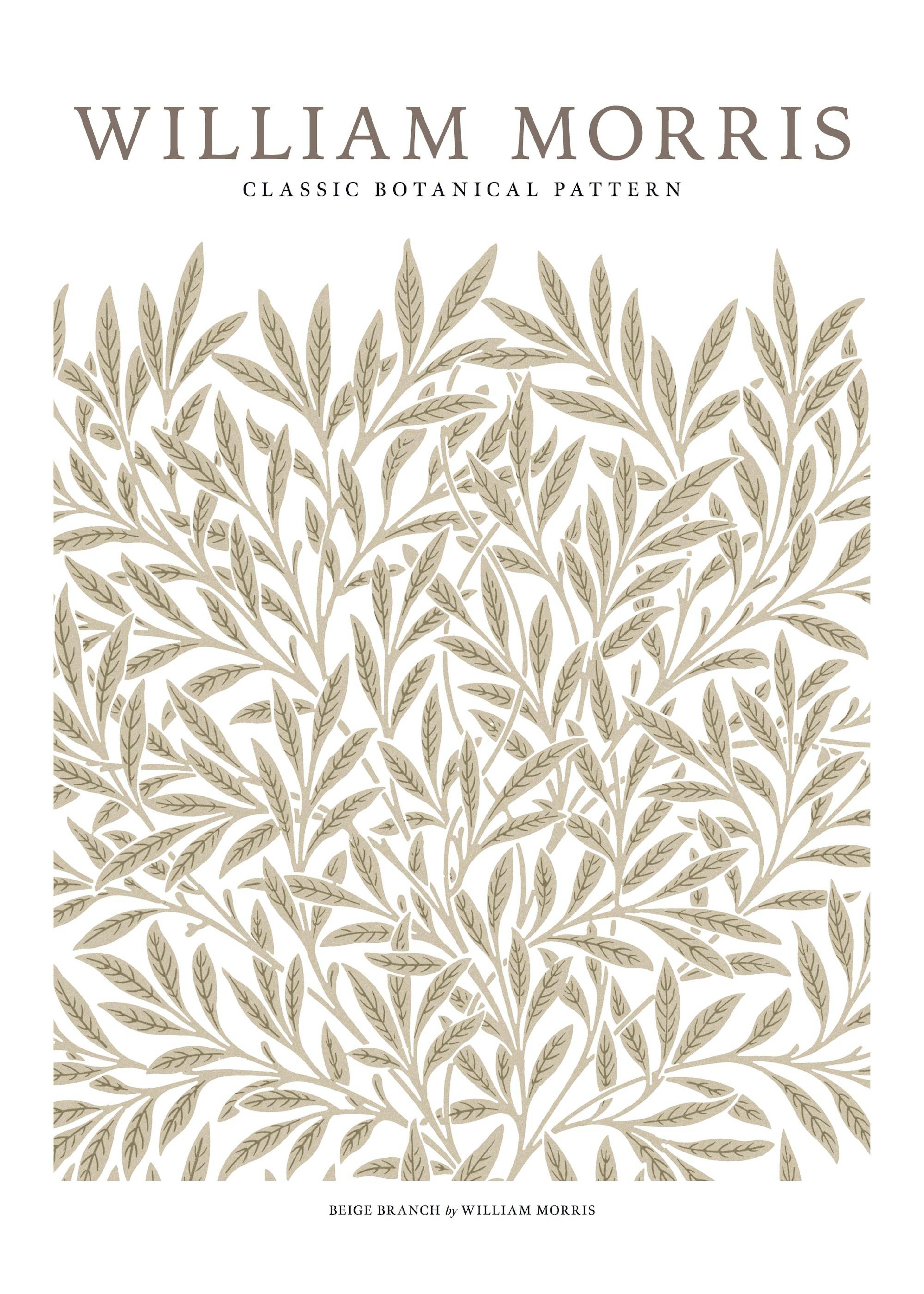 William Morris - Beige Branch Poster 0