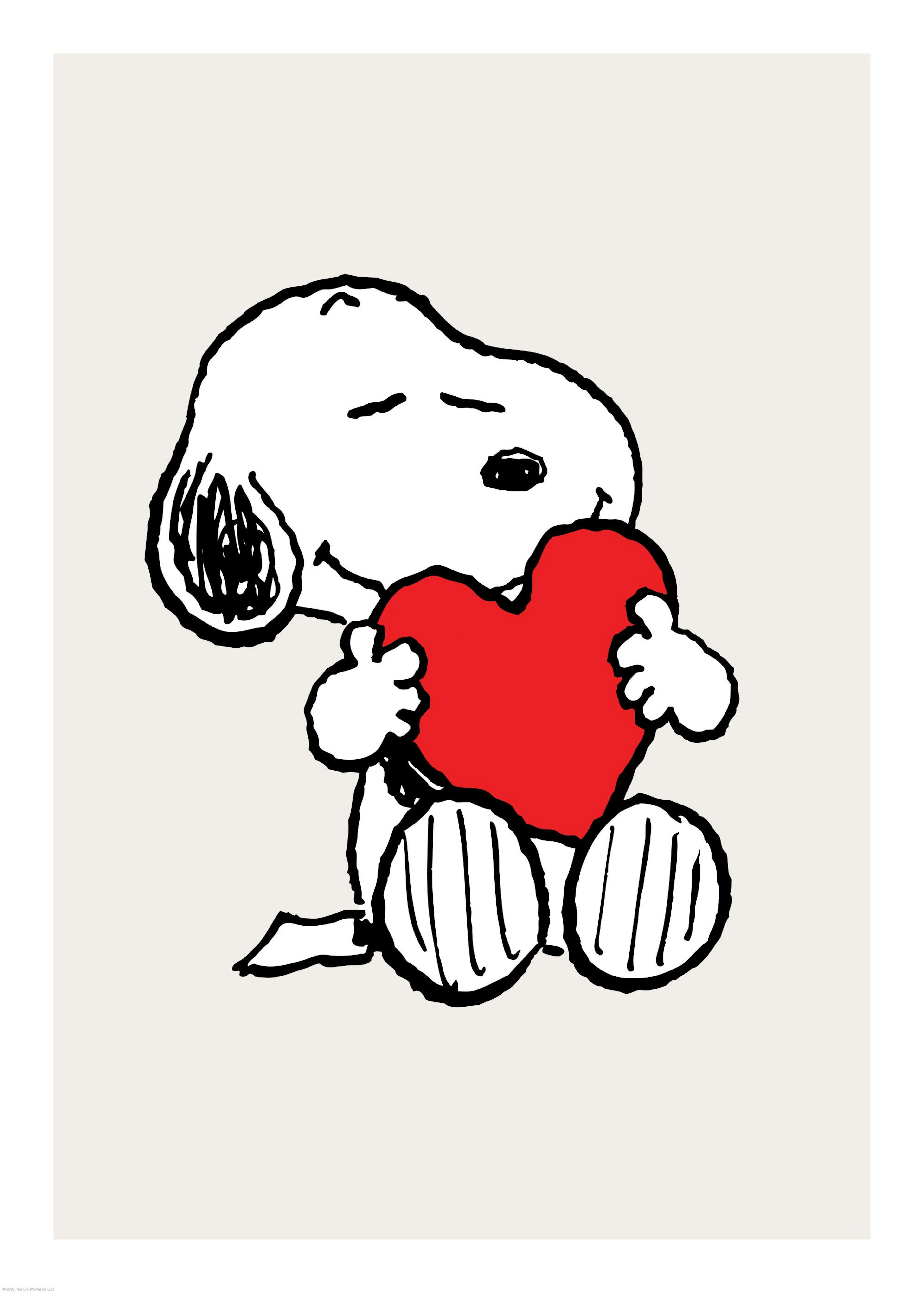 Snoopy Amour Affiche 0