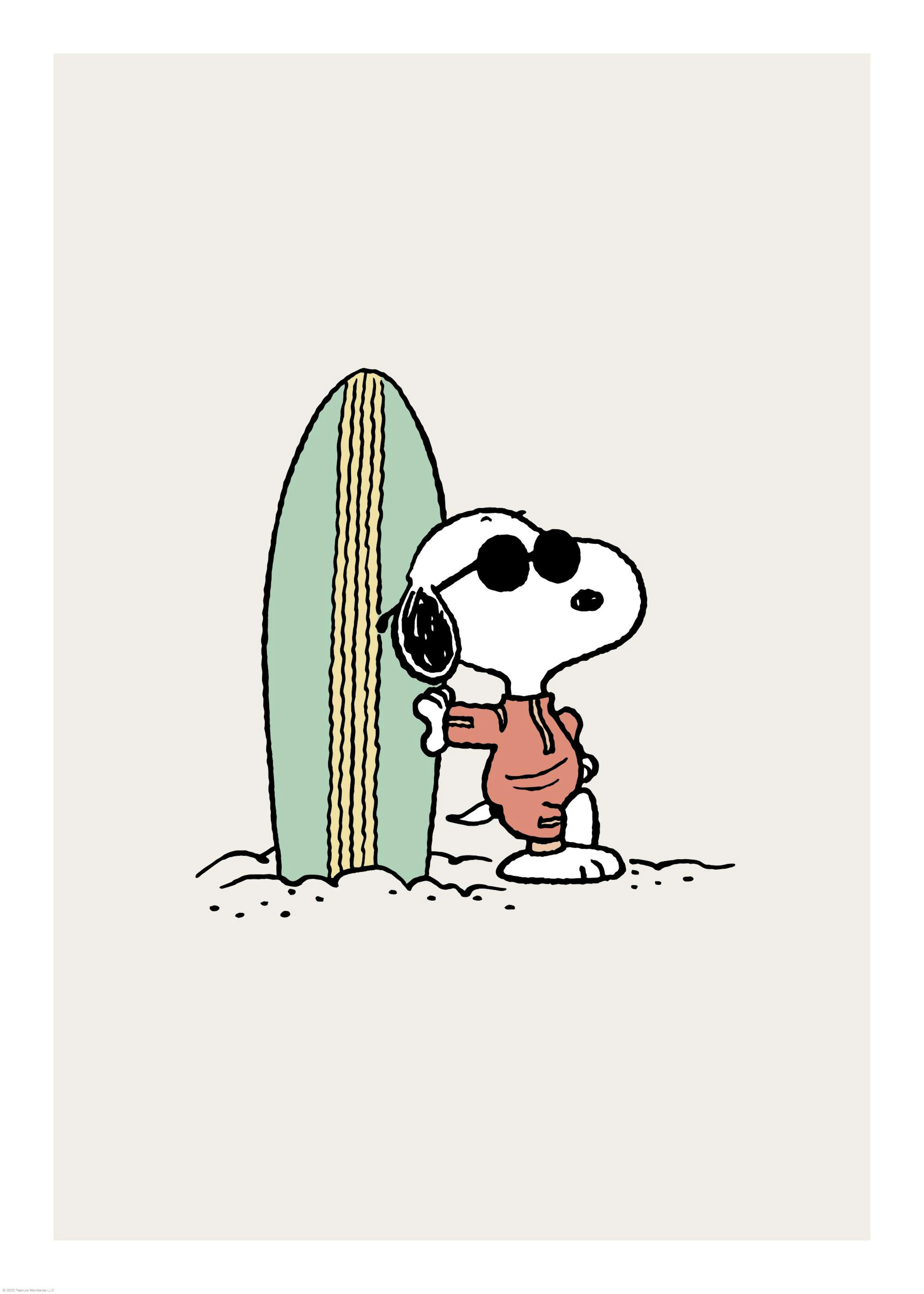 Snoopy Surfboard Poster 0