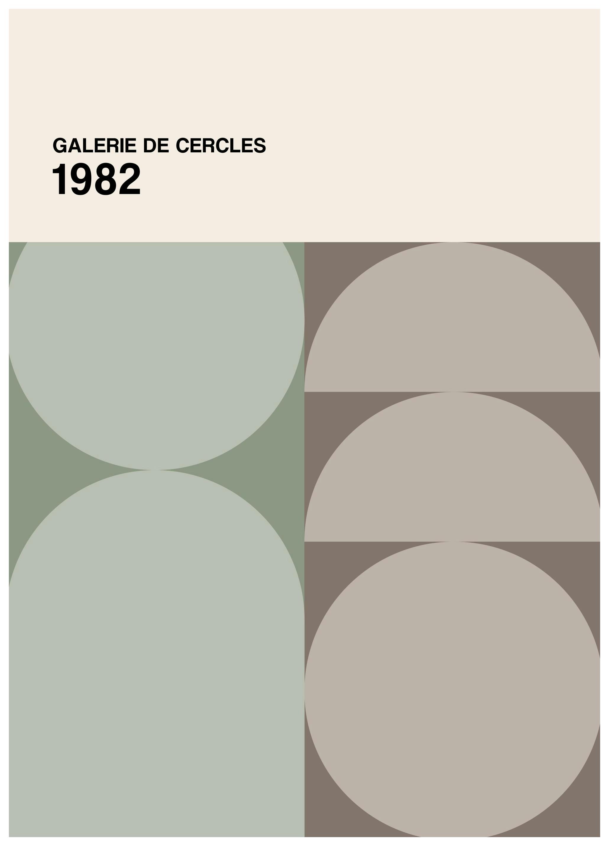 Galerie de Cercles No1 Poster (50x70 cm) - Poster Store