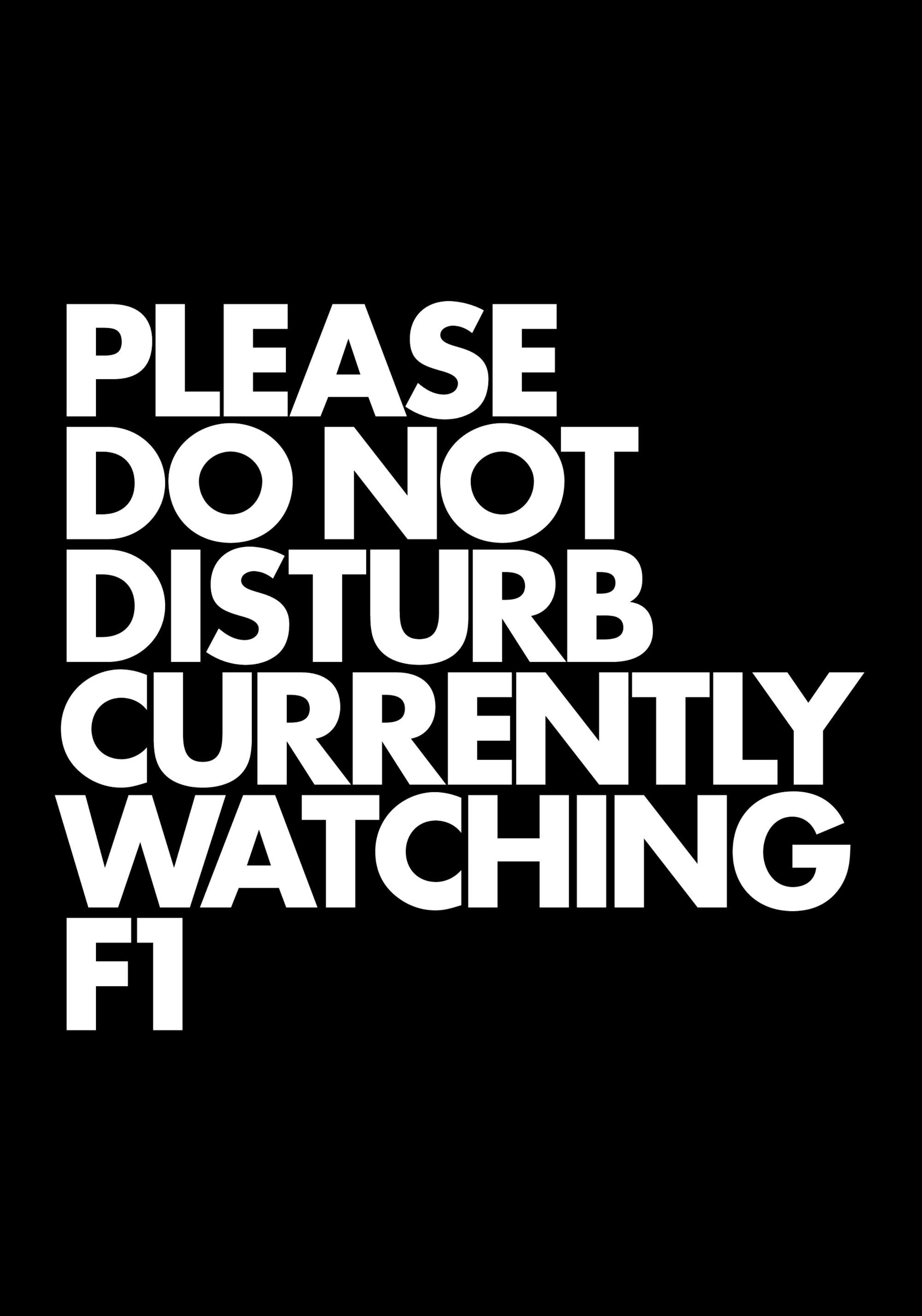 Currently Watching F1 Poster thumbnail