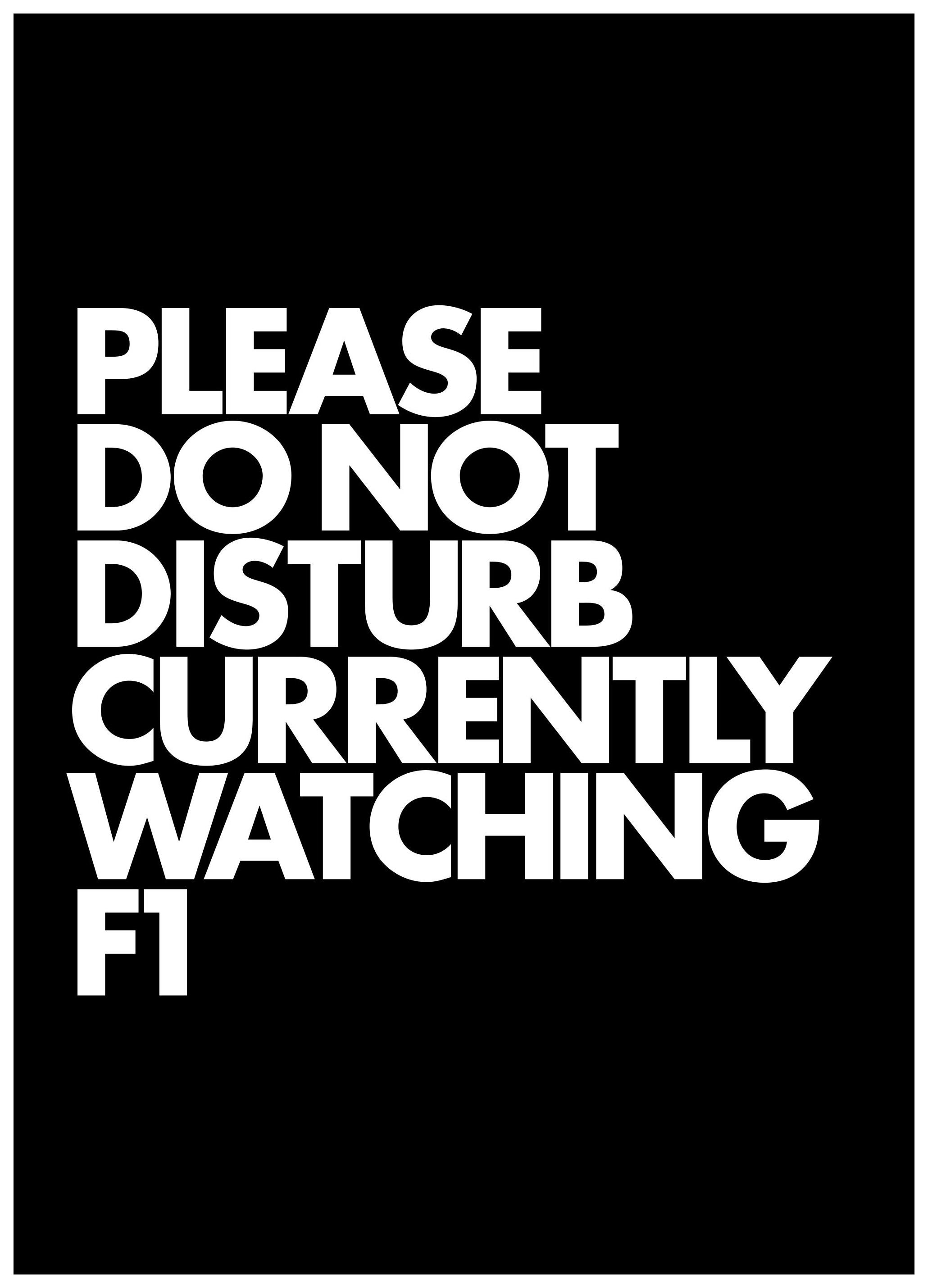 Op dit moment F1 Poster aan het bekijken (21x30 cm) - Poster Store