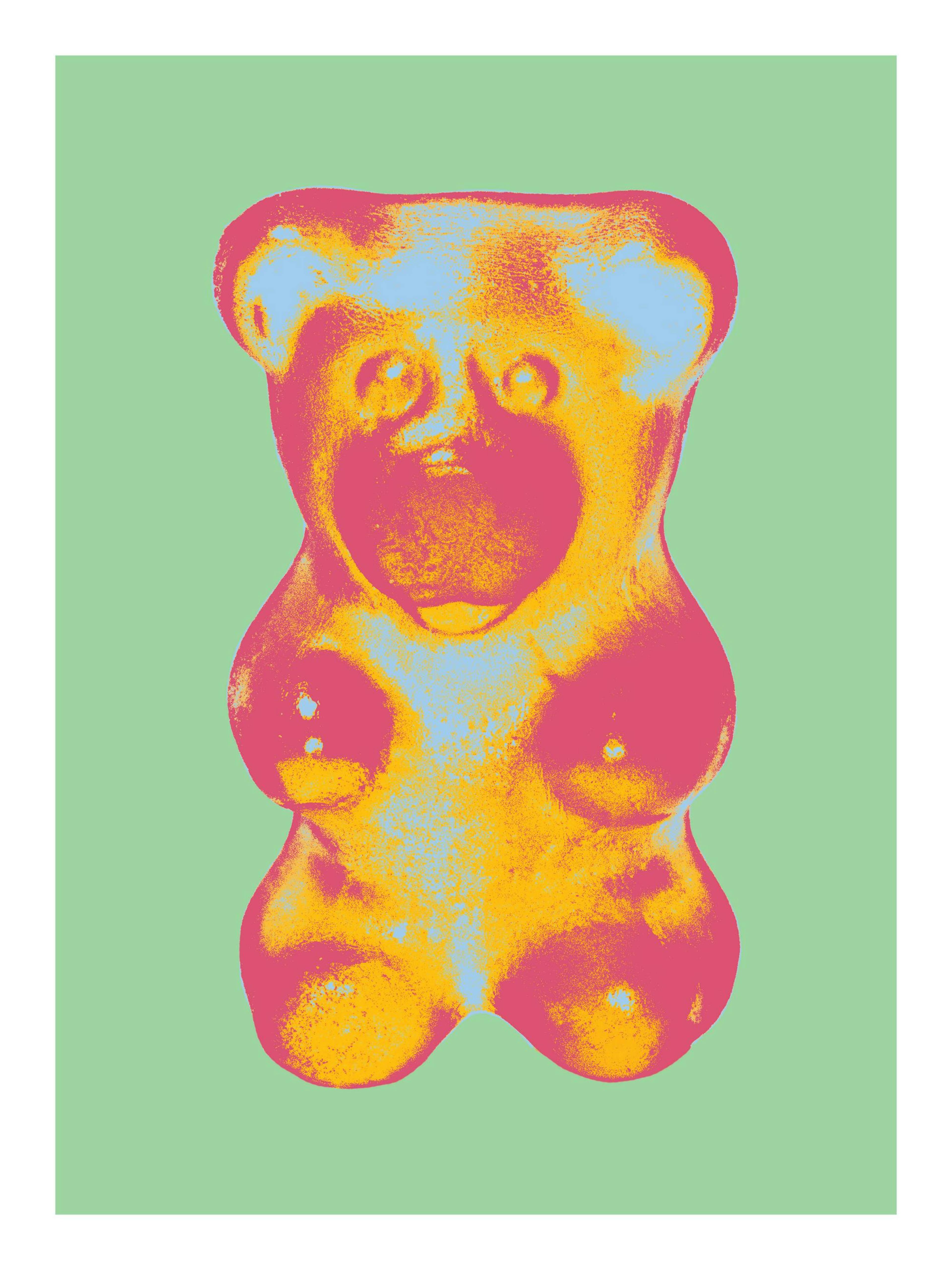 Pop Art Gummy Bear No1 Print thumbnail