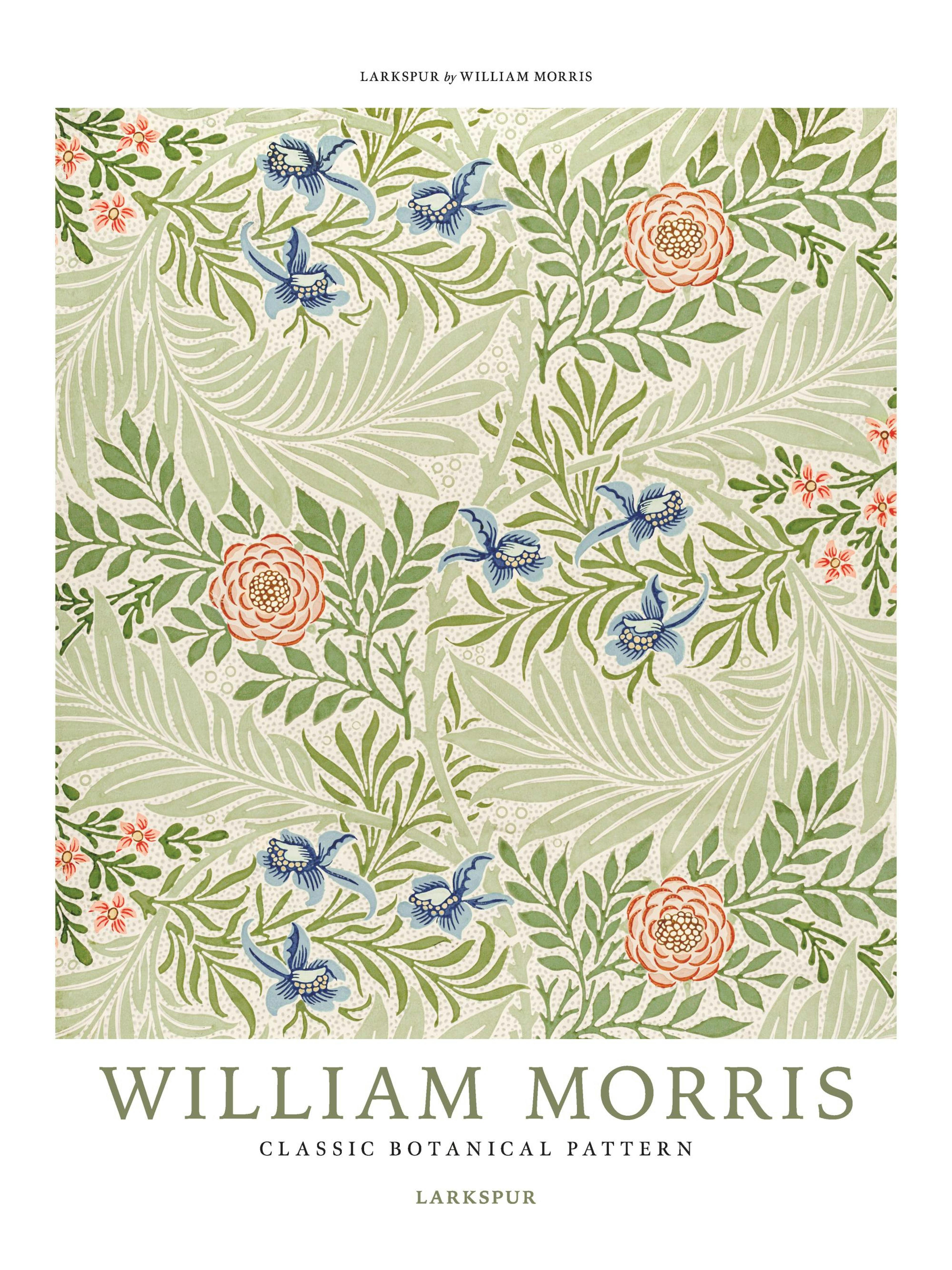 William Morris - Larkspur No4 Poster thumbnail
