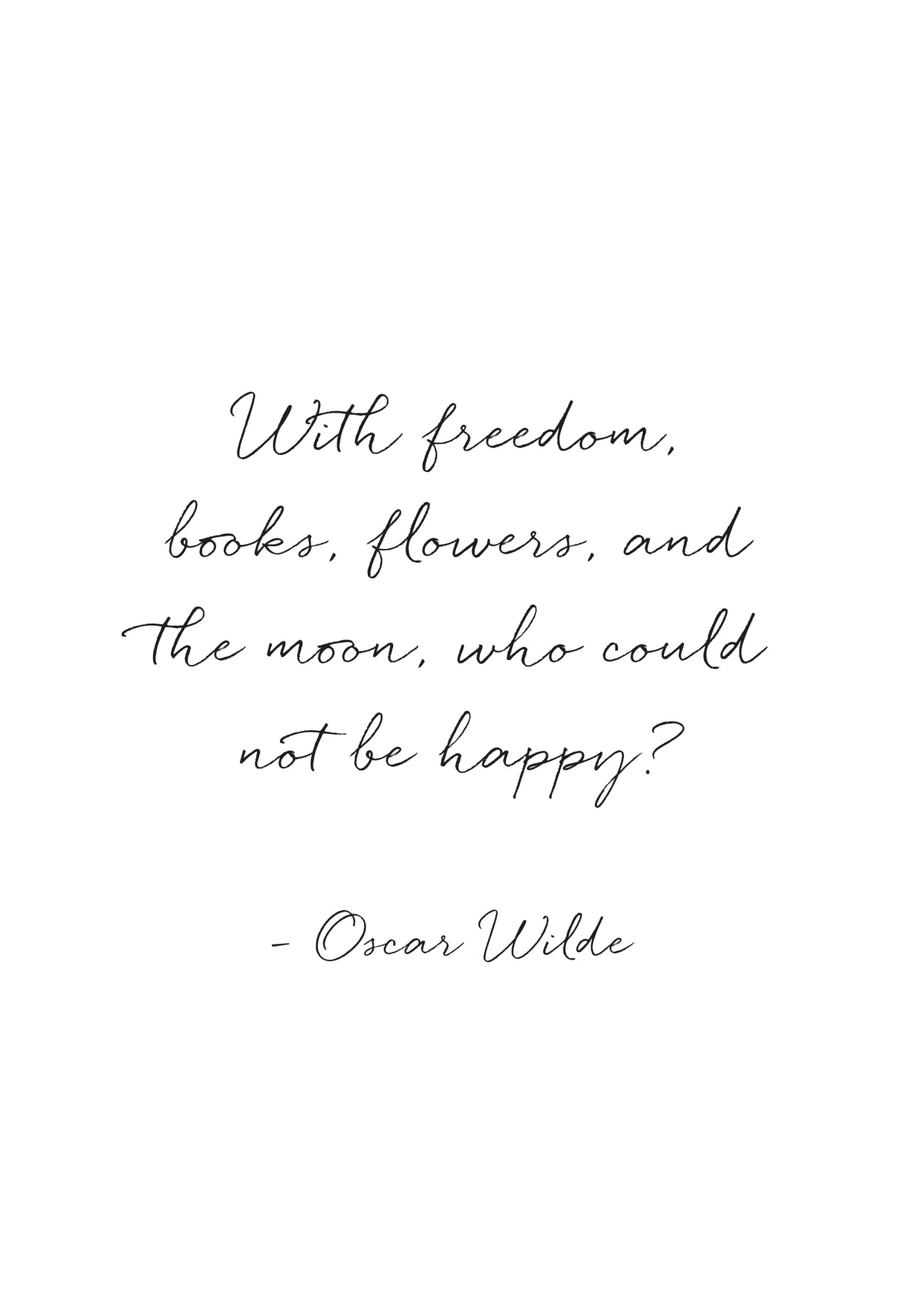 Plakat Oscar Wilde Happy 0