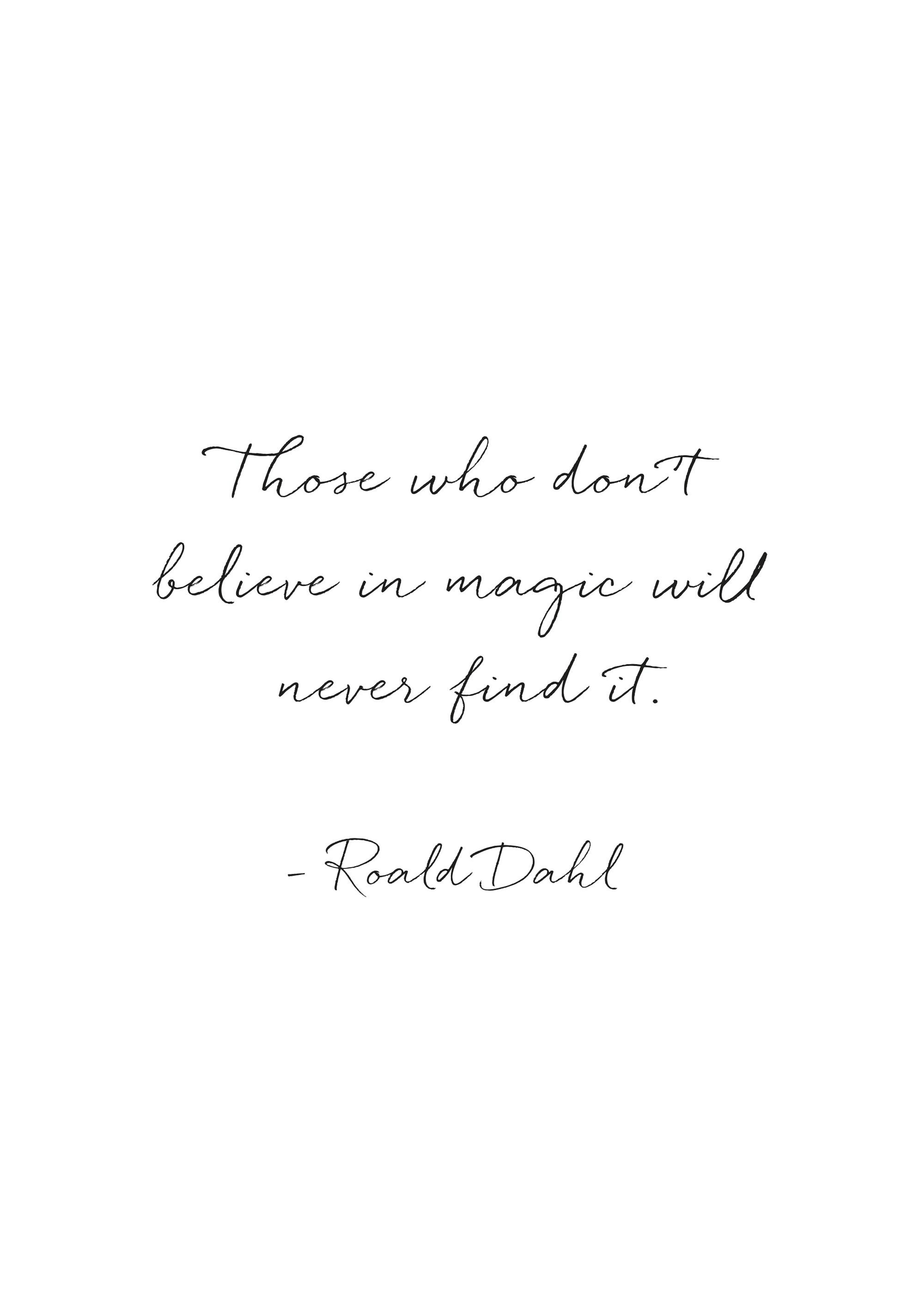 Roald Dahl Magic Poster 0