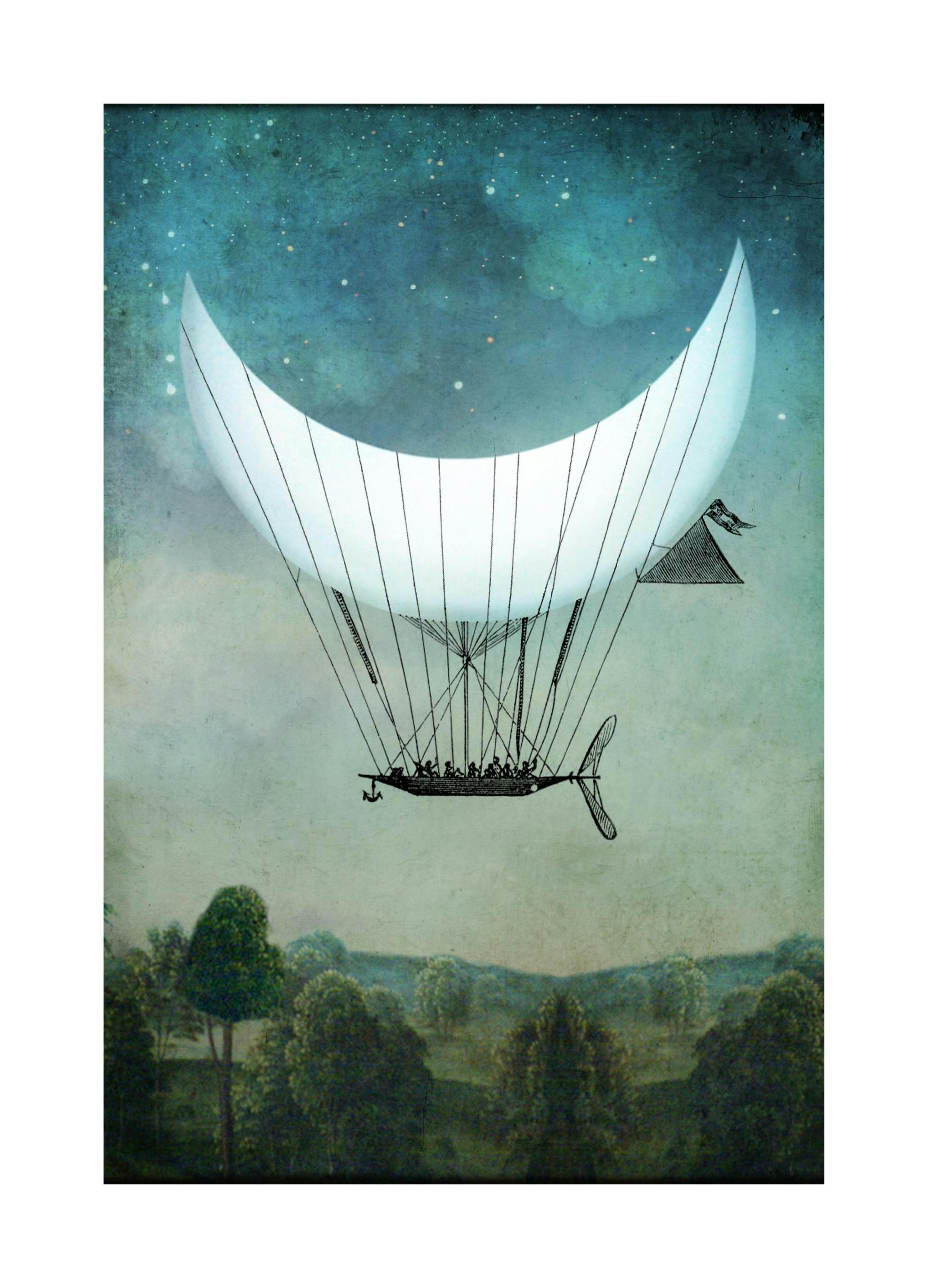 The Moonship Poster (50x70 cm) - Poster Store