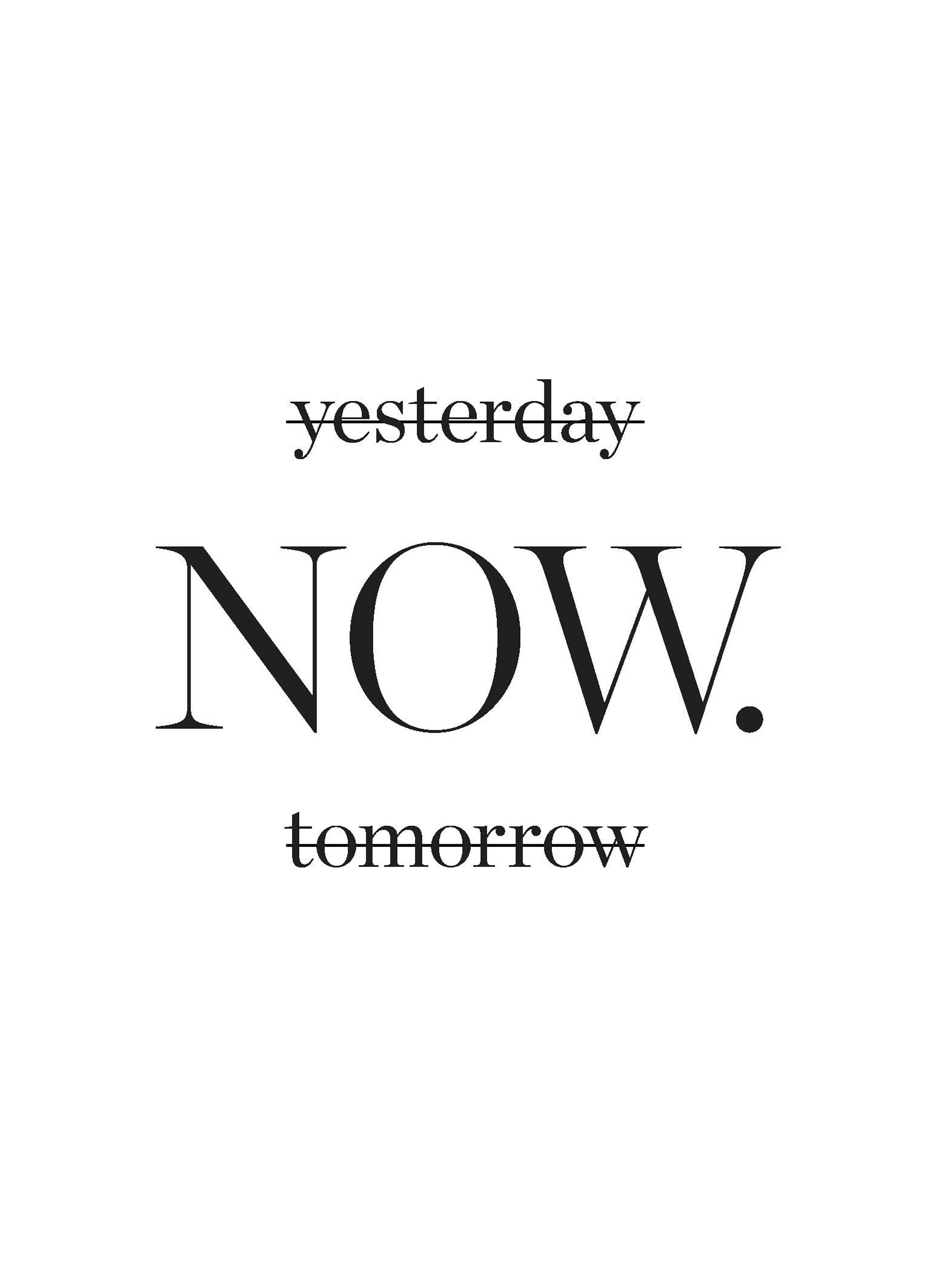 Yesterday now tomorrow Poster thumbnail