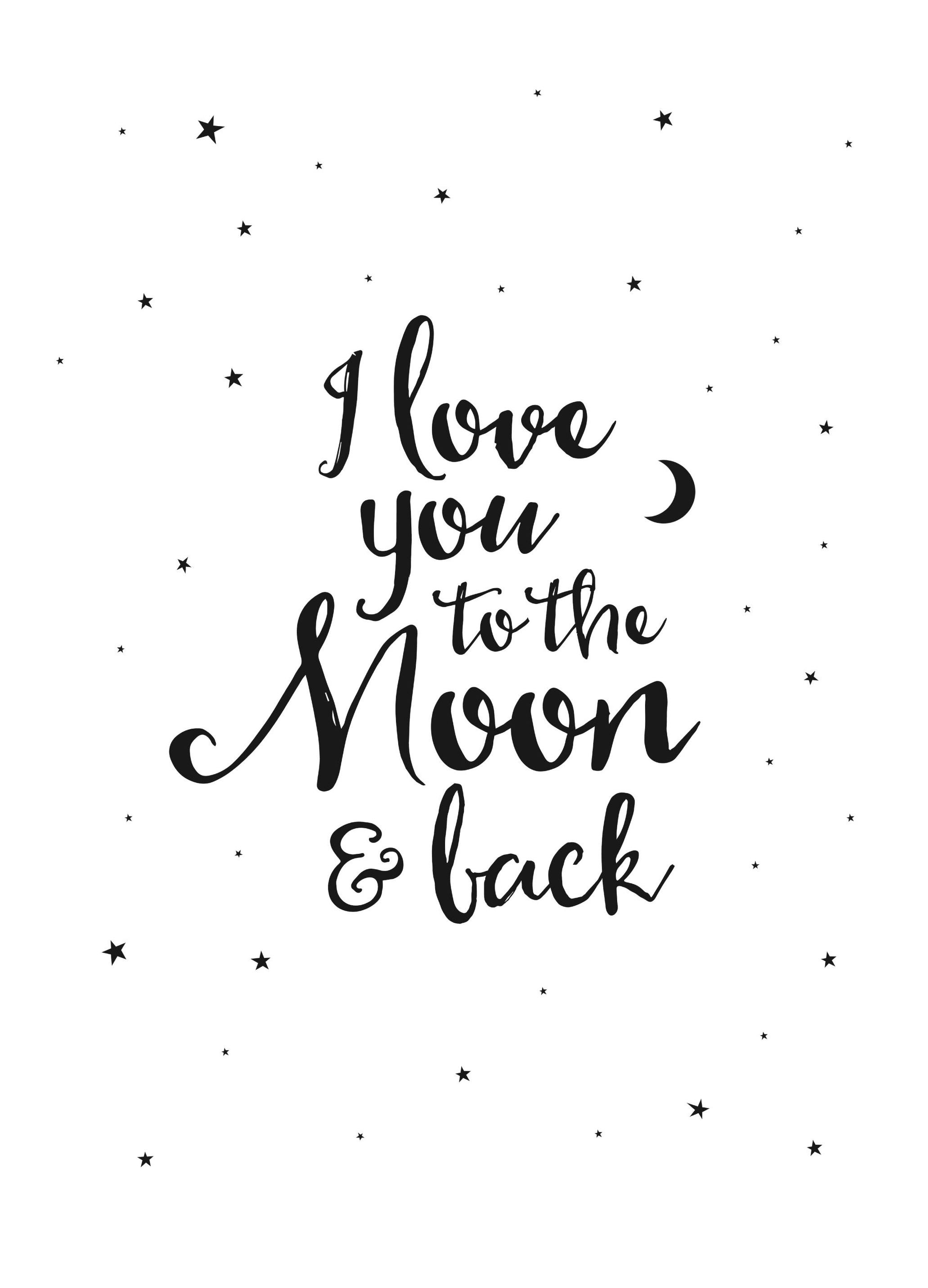 To the Moon Poster (21x30 cm) - Poster Store