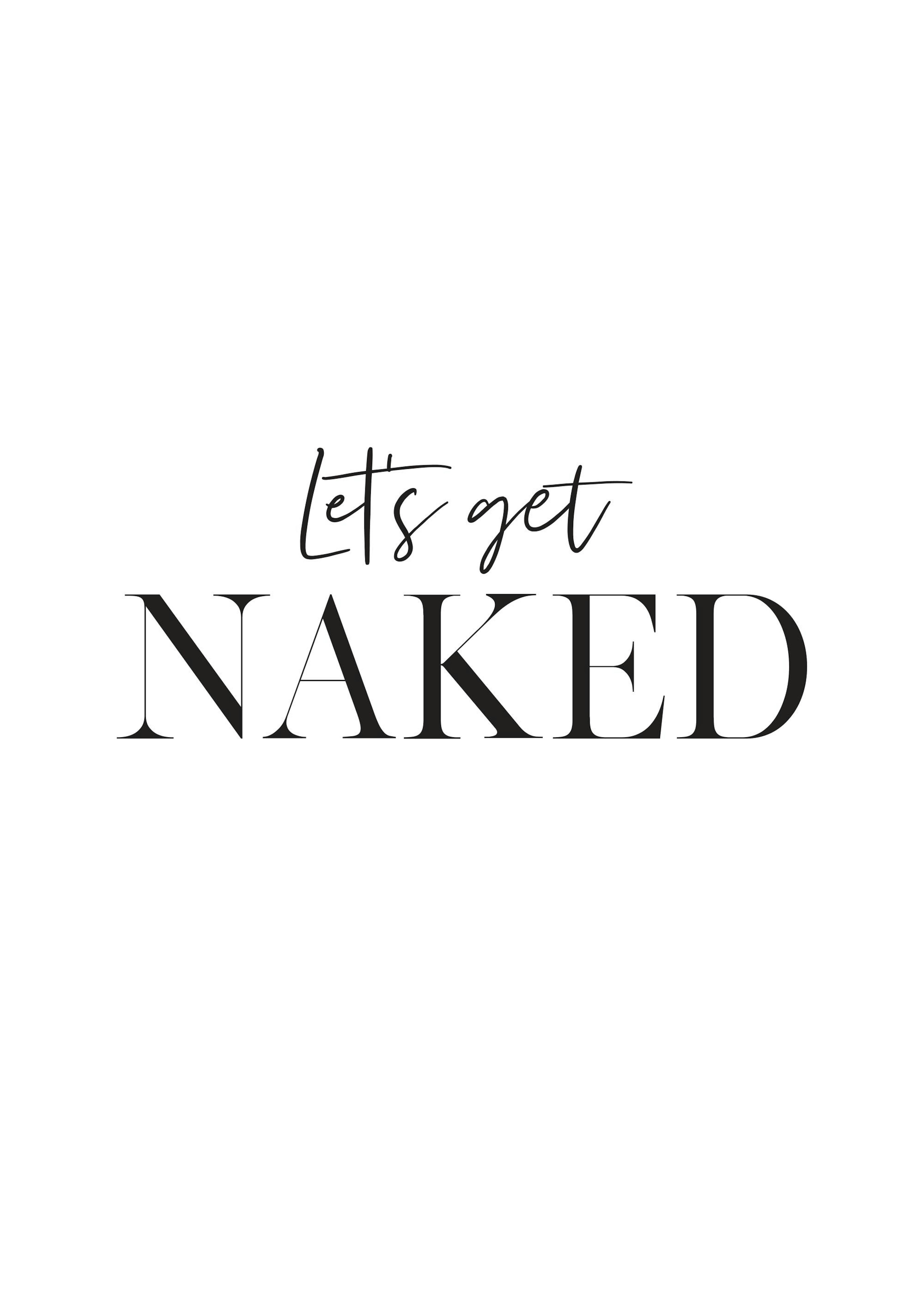 Let's Get Naked Poster 0