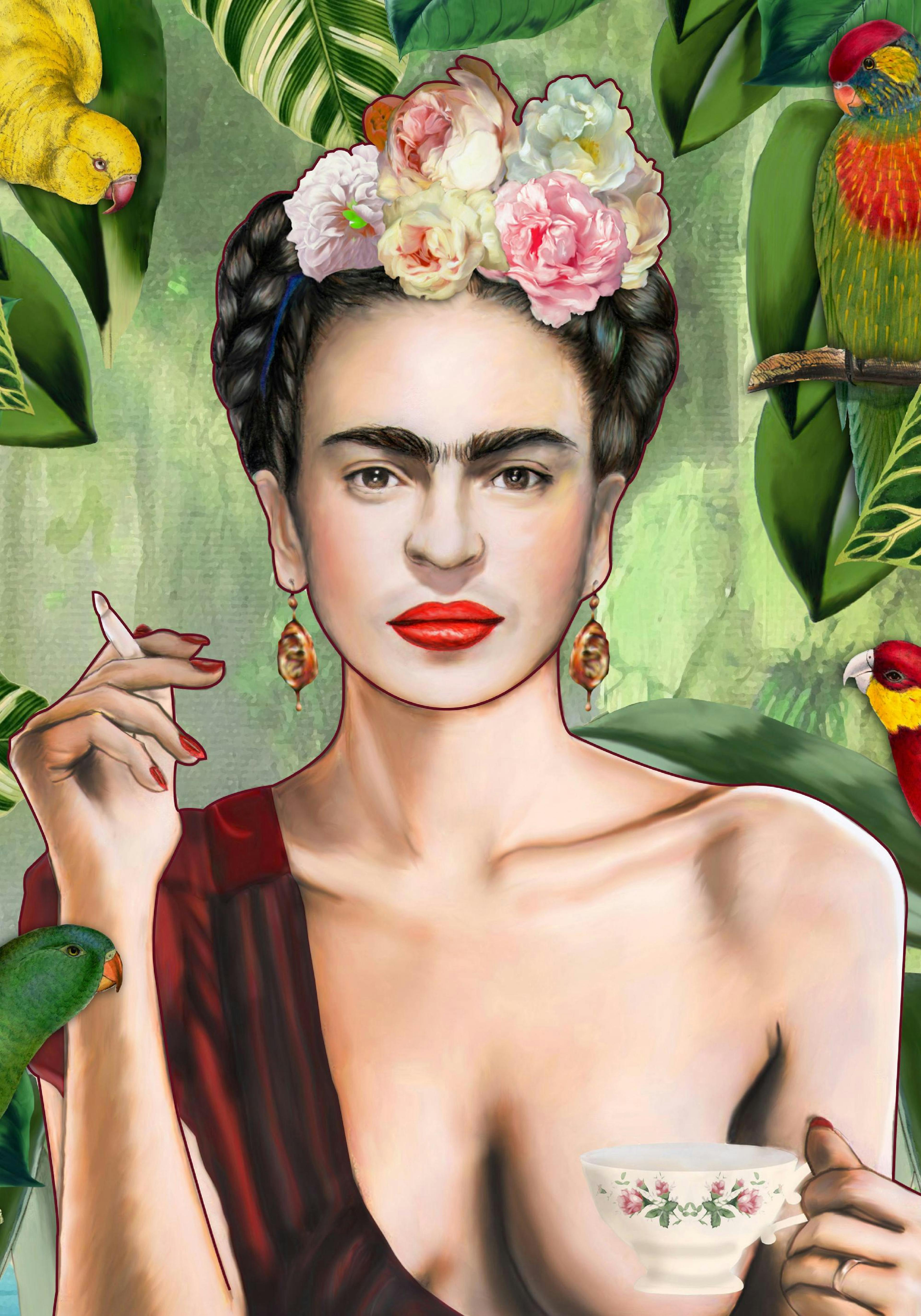 Frida Con Amigos Plakat thumbnail