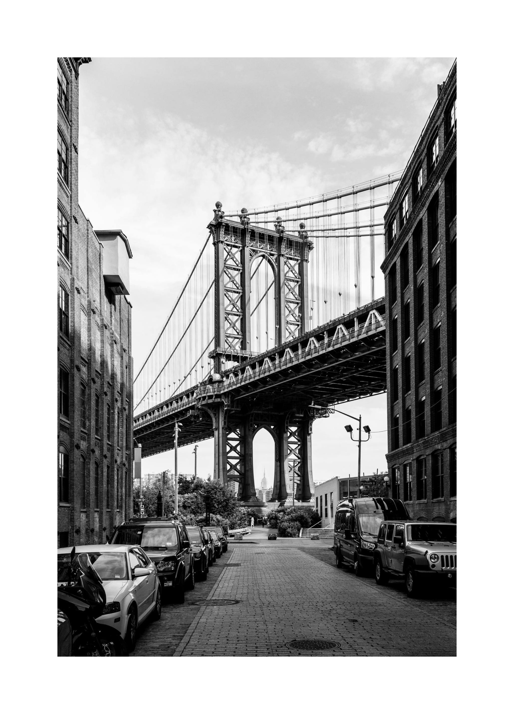 Plakat Manhattan Bridge (21x30 cm) - Poster Store