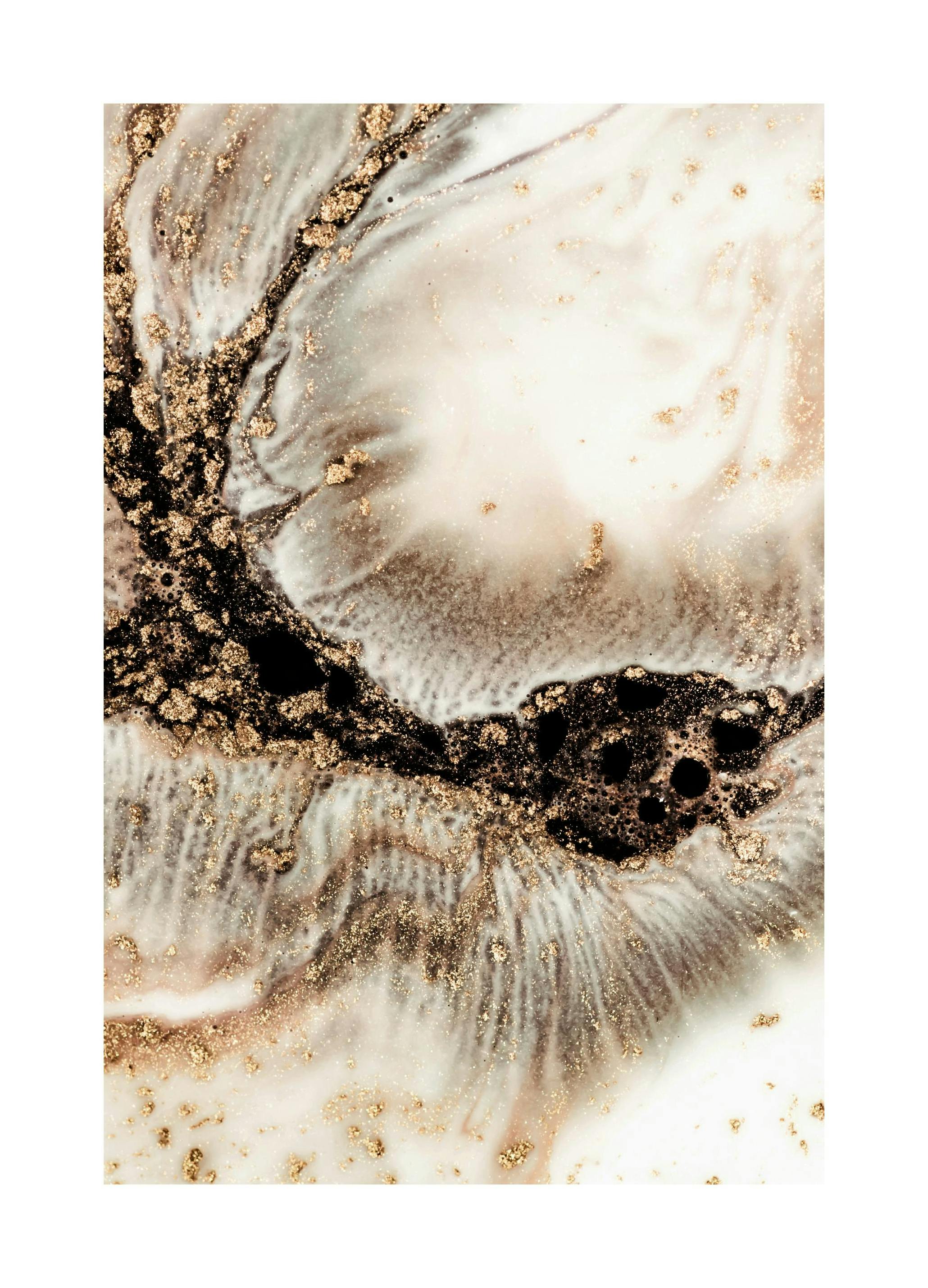 Gold Vein Poster (50x70 cm) - Poster Store