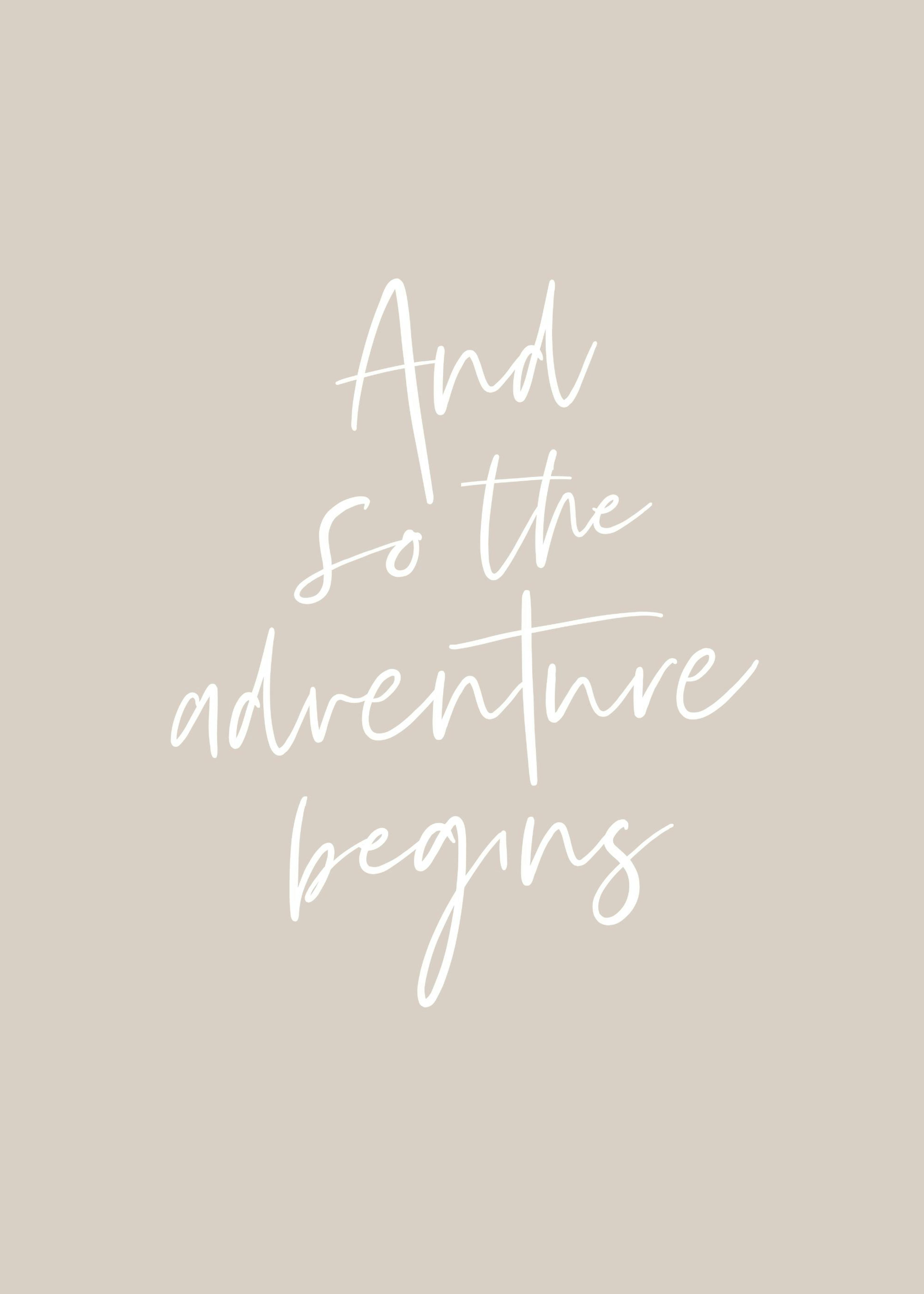 Adventure Begins Poster 0