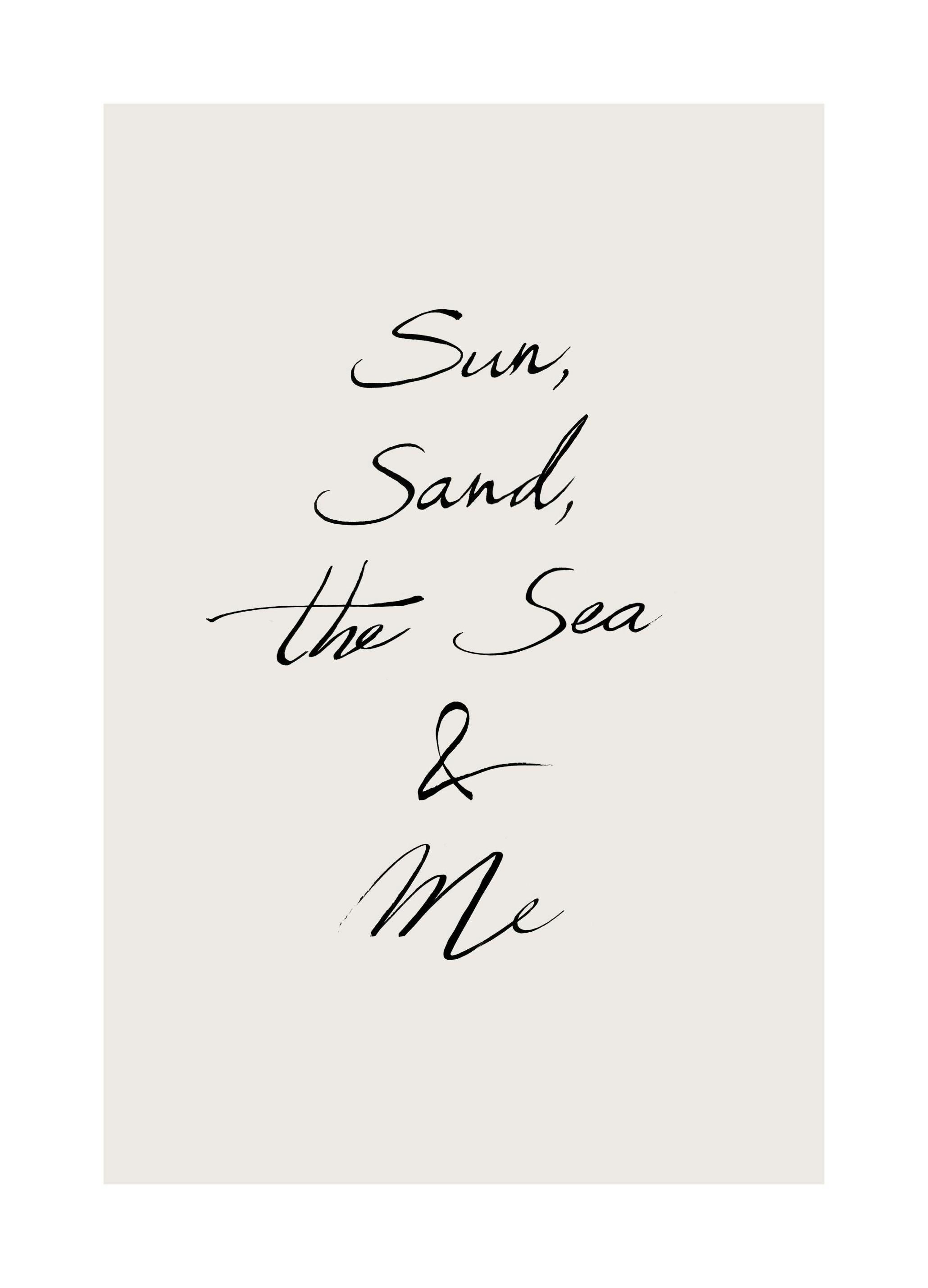 The Sun & Me Plakat (30x40 cm) - Poster Store