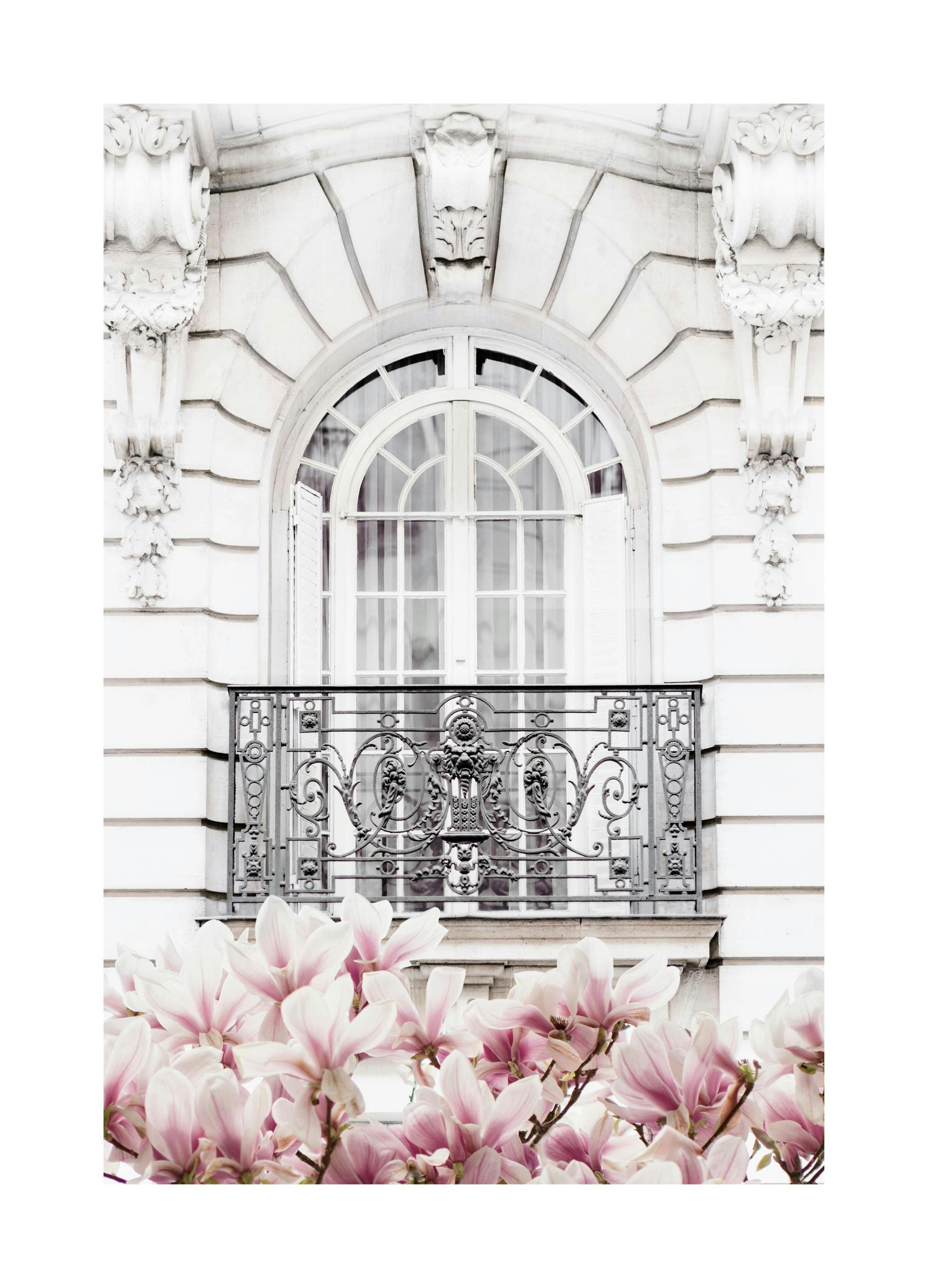 Marble Wall Balcony Poster (40x50 cm) - Poster Store