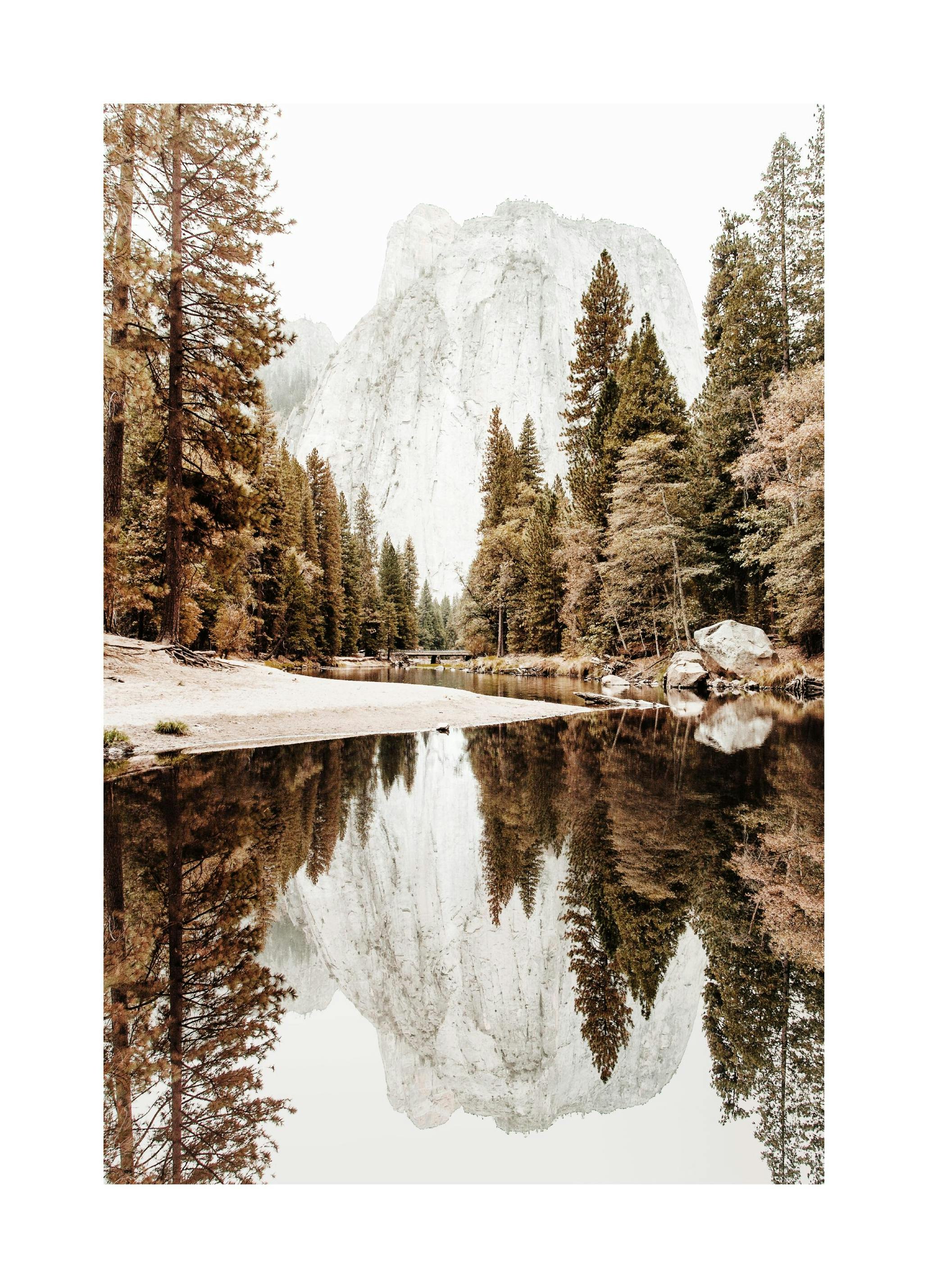 Vallée de Yosemite Poster (21x30 cm) - Poster Store
