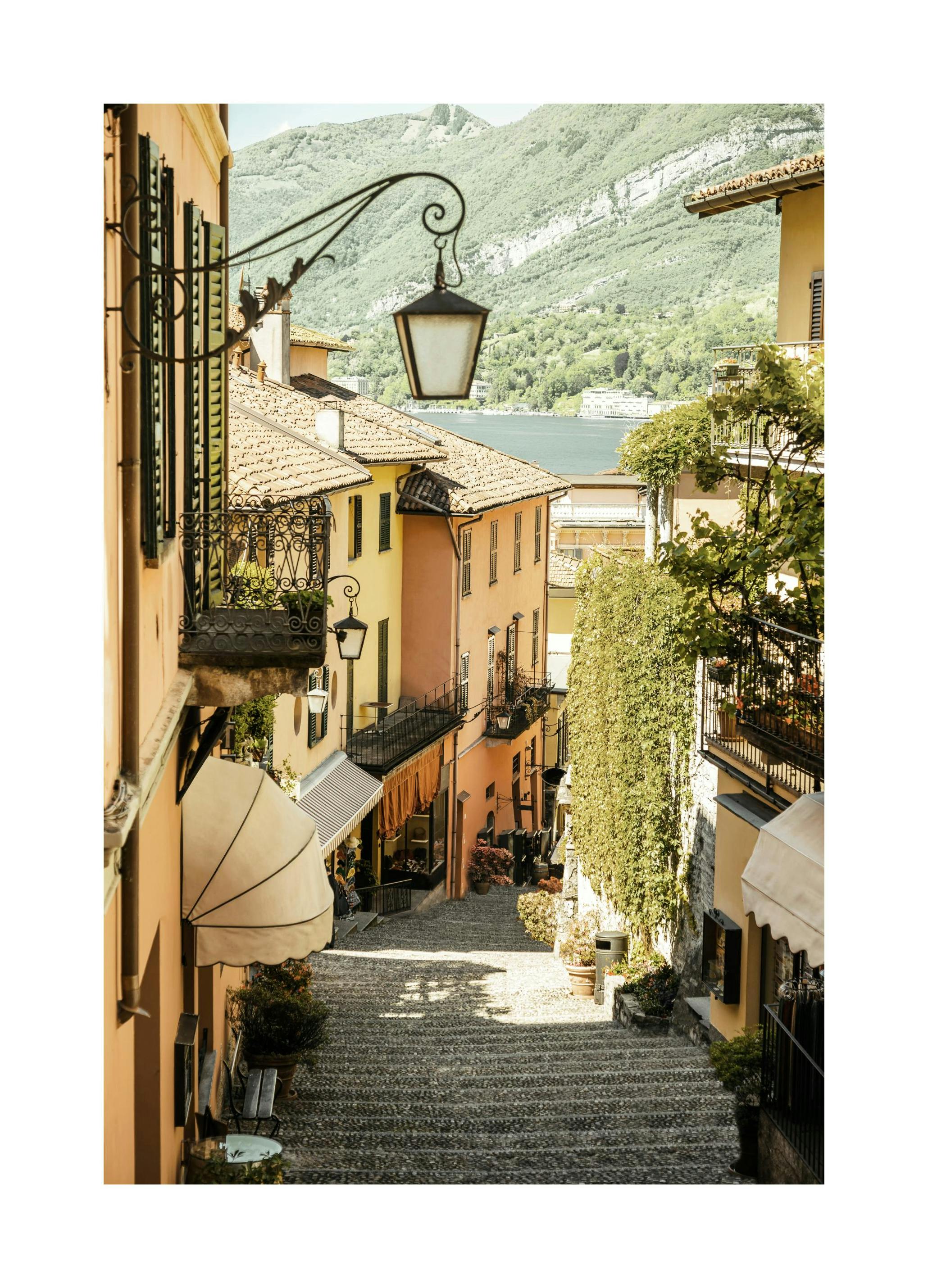 Plakat Schodami Nad Morze (21x30 cm) - Poster Store