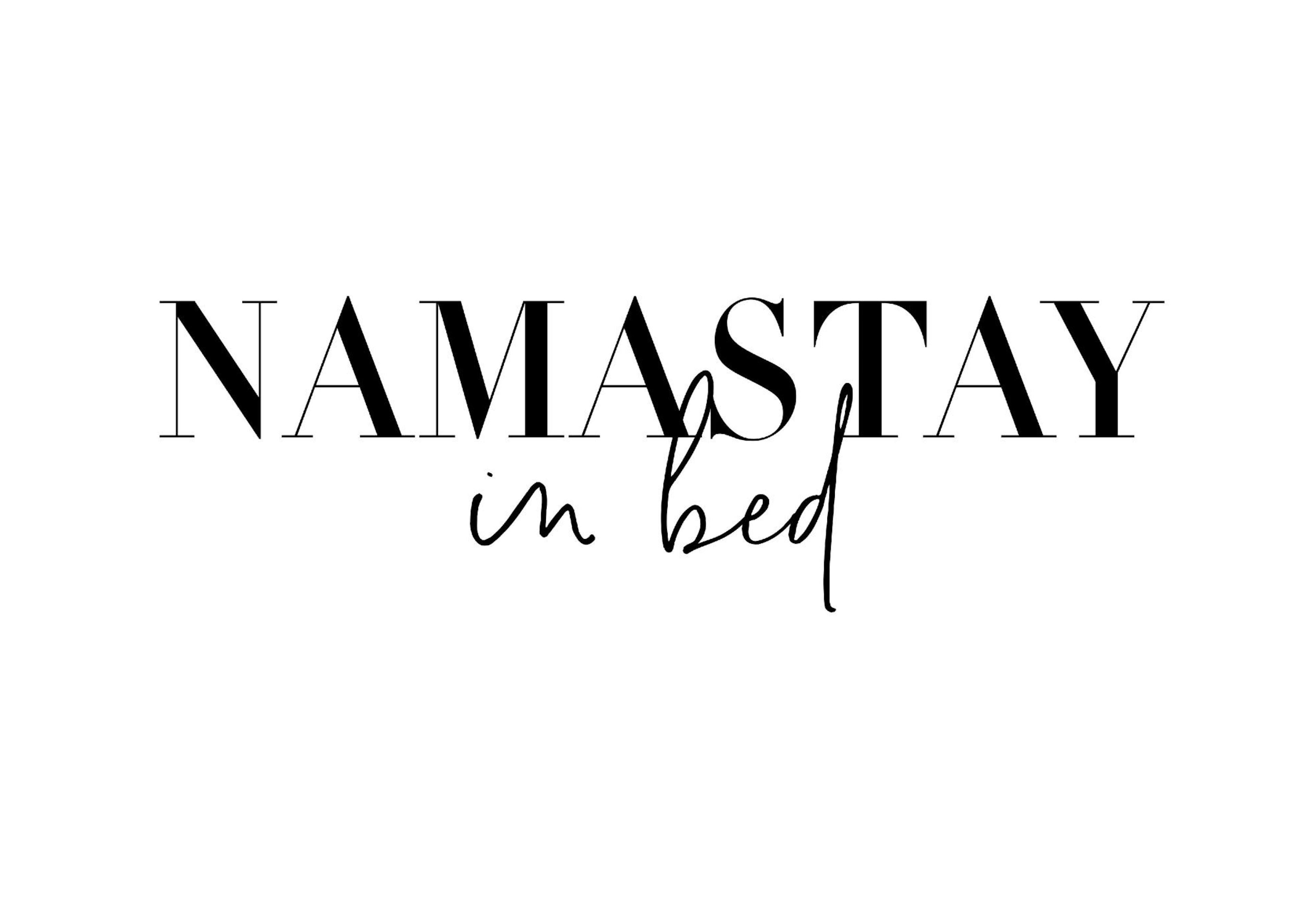 Namastay in Bed Poster thumbnail