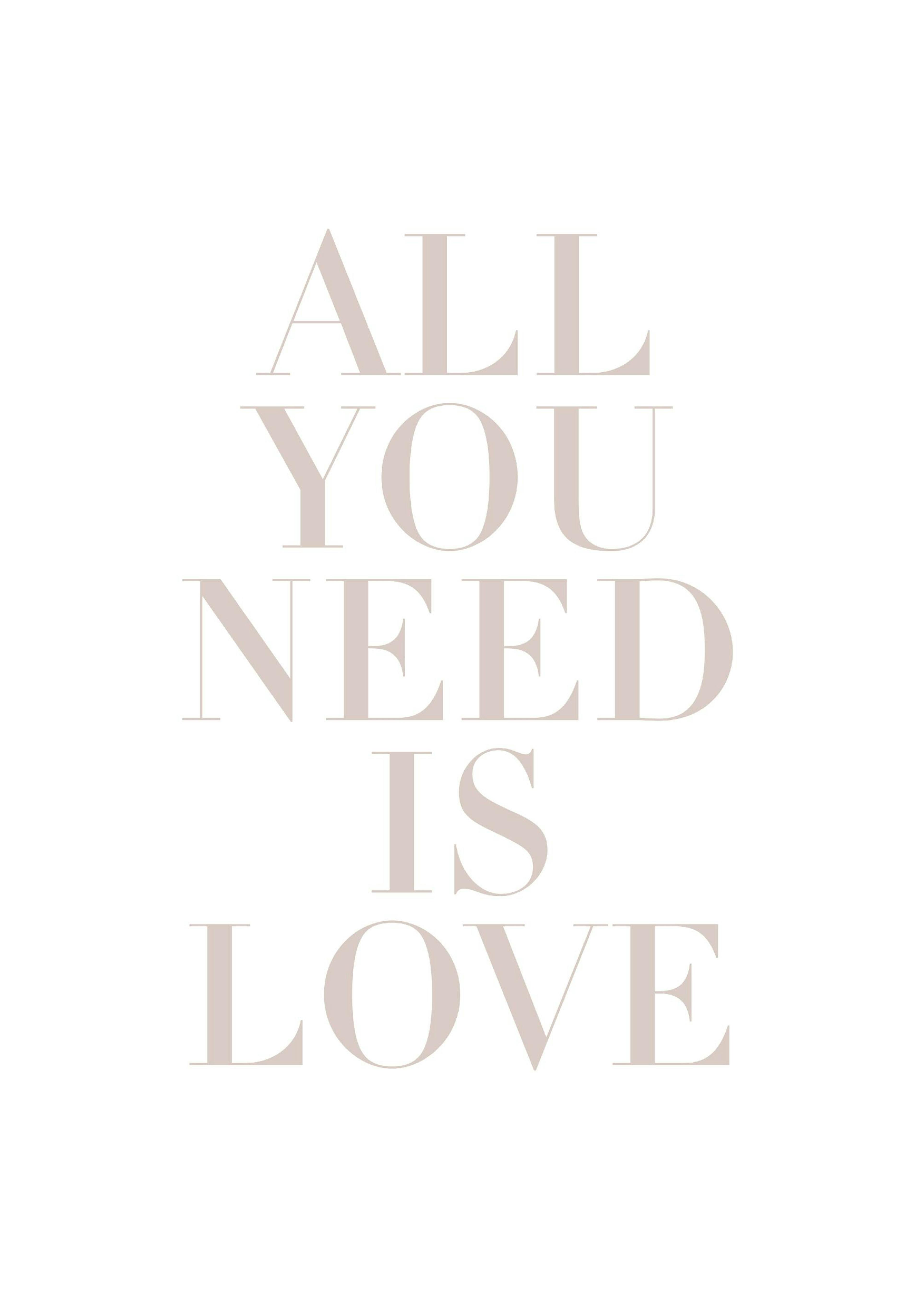 All You Need is Love Plakat thumbnail