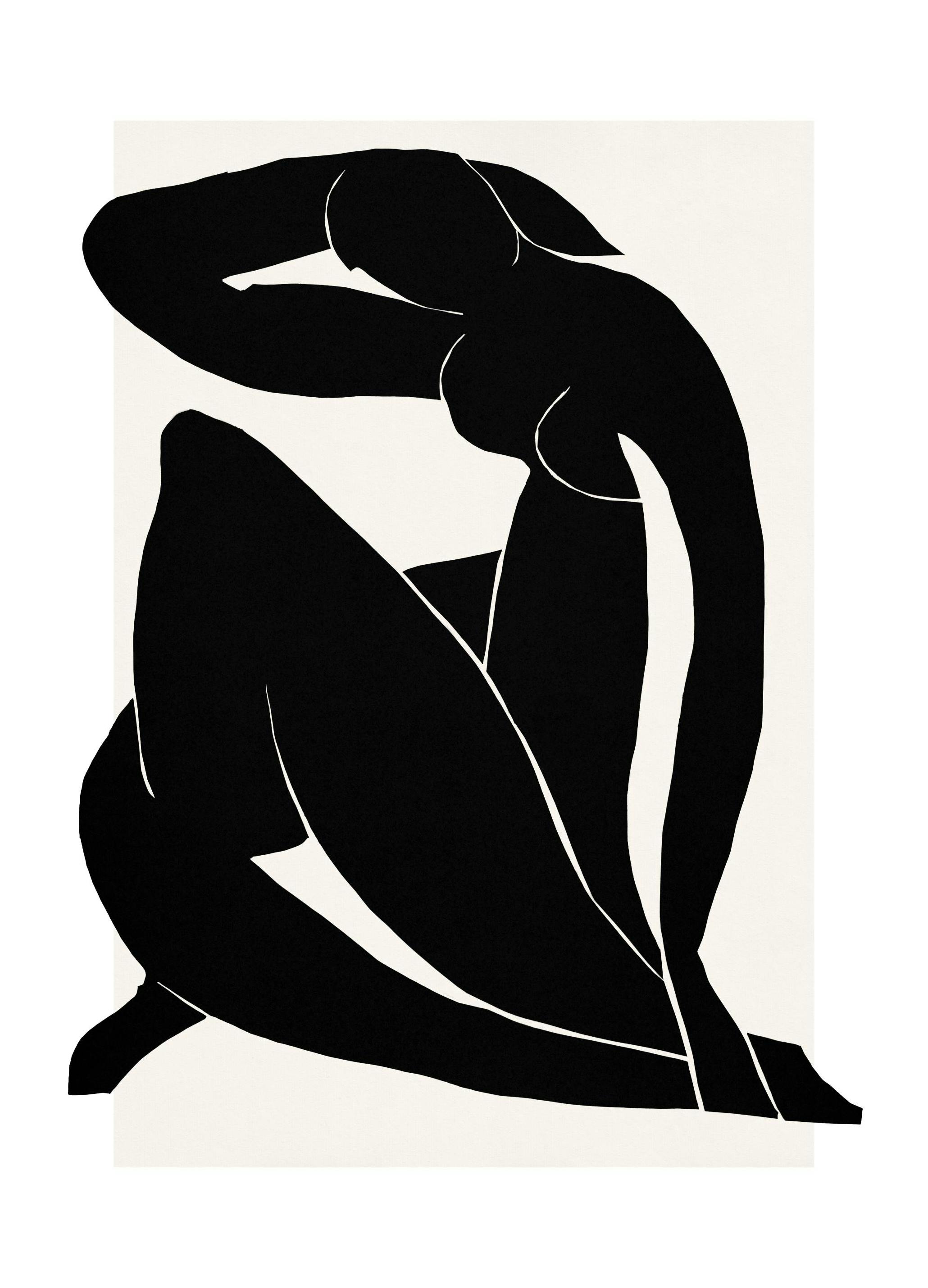 Abstract Silhouette No1 Poster (30x40 cm) - Poster Store