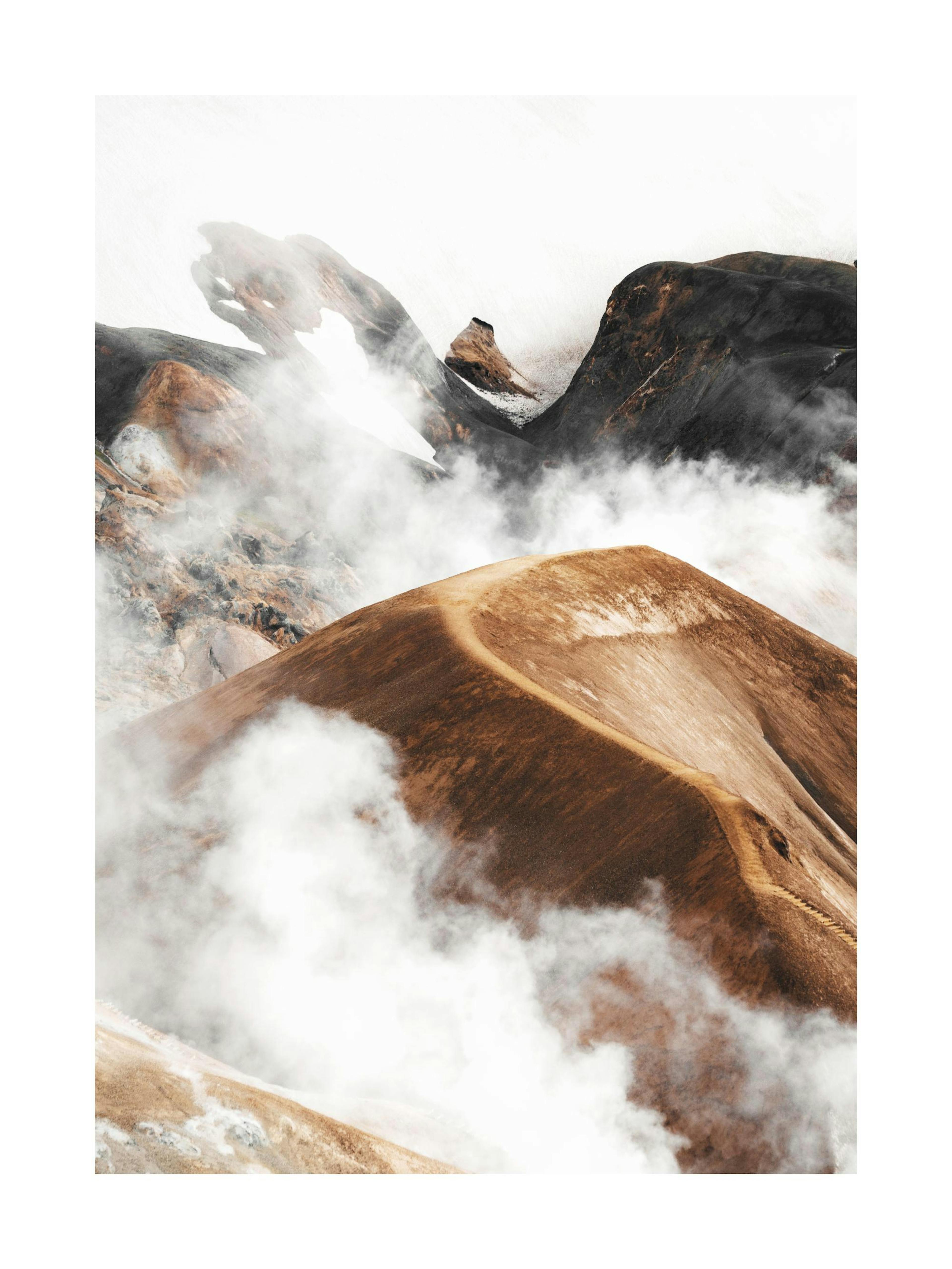 Cloudy Mountain Poster thumbnail